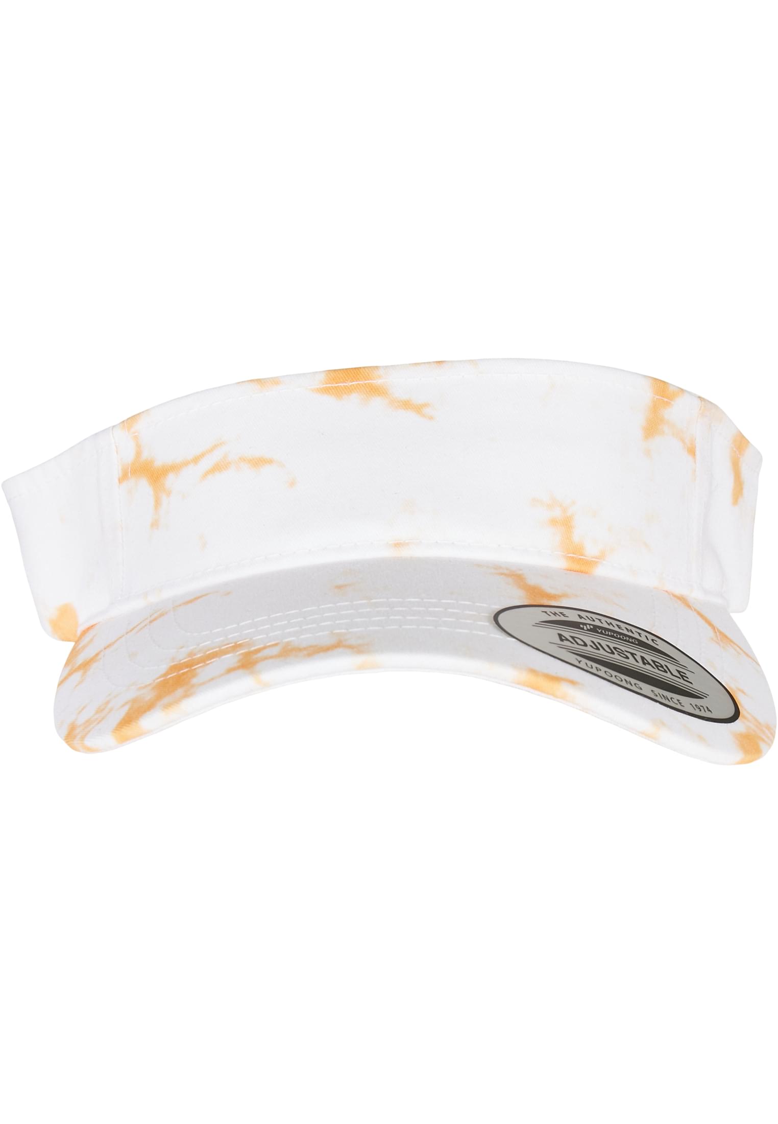 Batik Dye Curved Visor Cap orange/white | orange/white