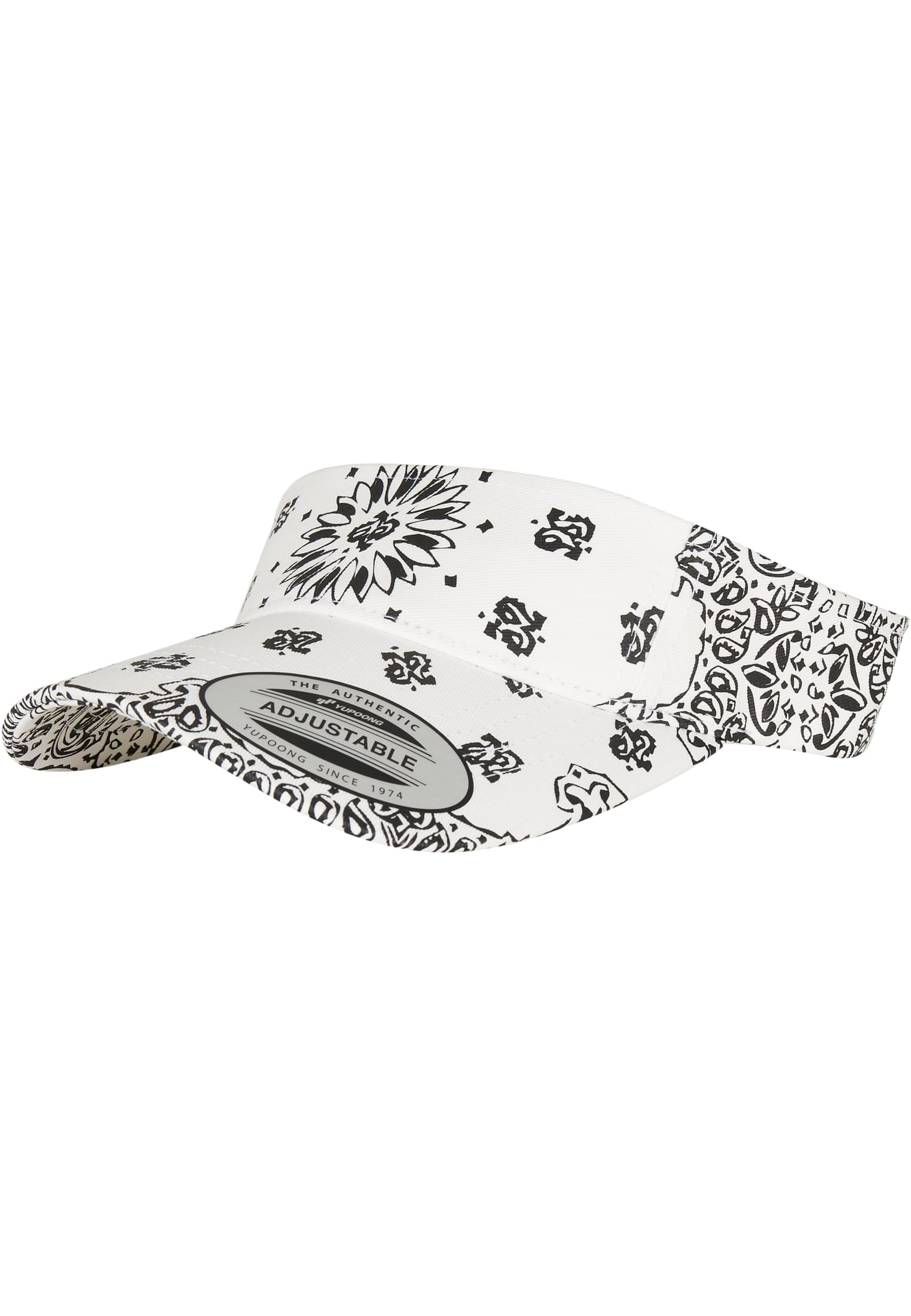 Visor Bandana Print white | white