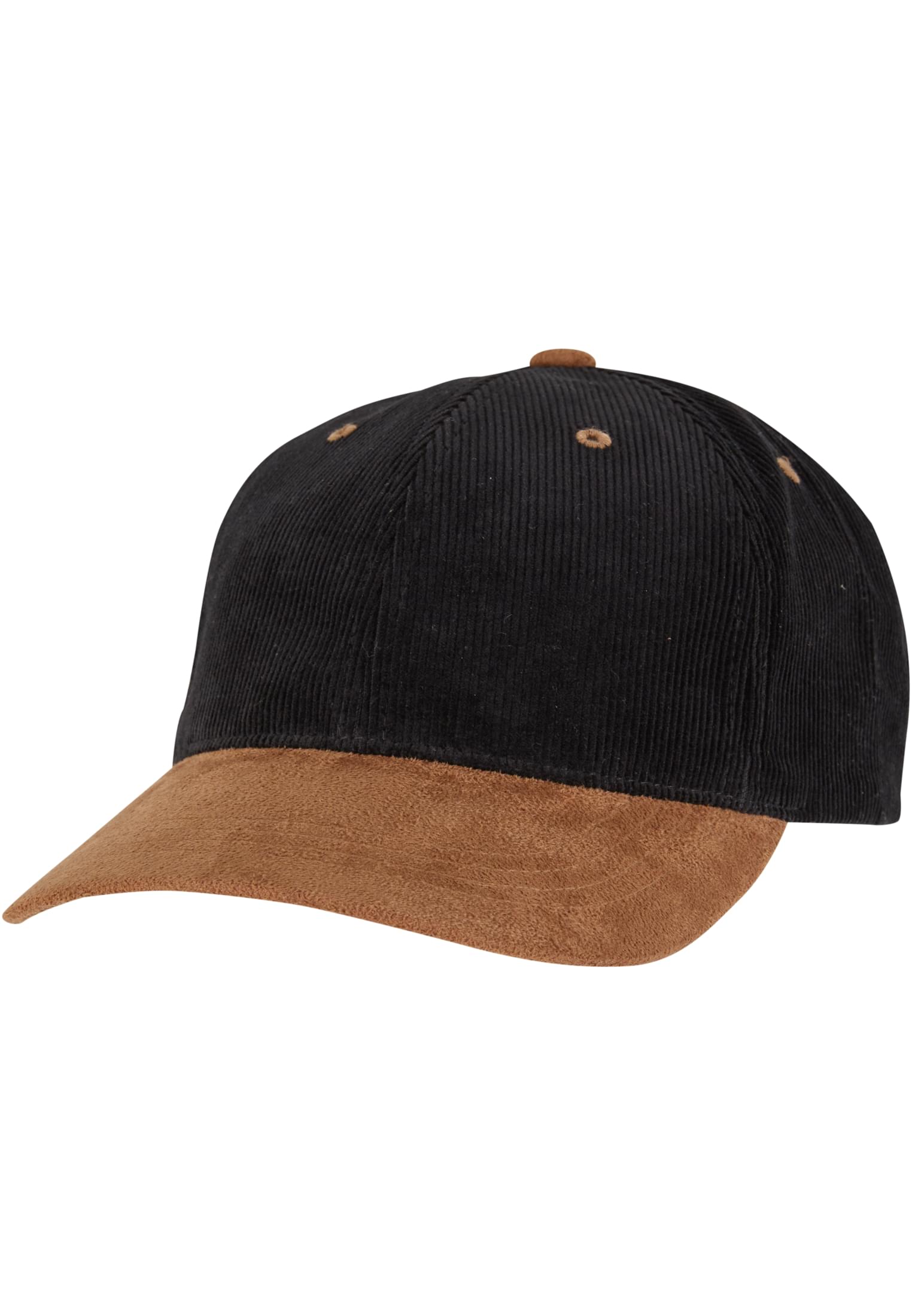 Corduroy Classic Suede Cap black/caramel | black/caramel