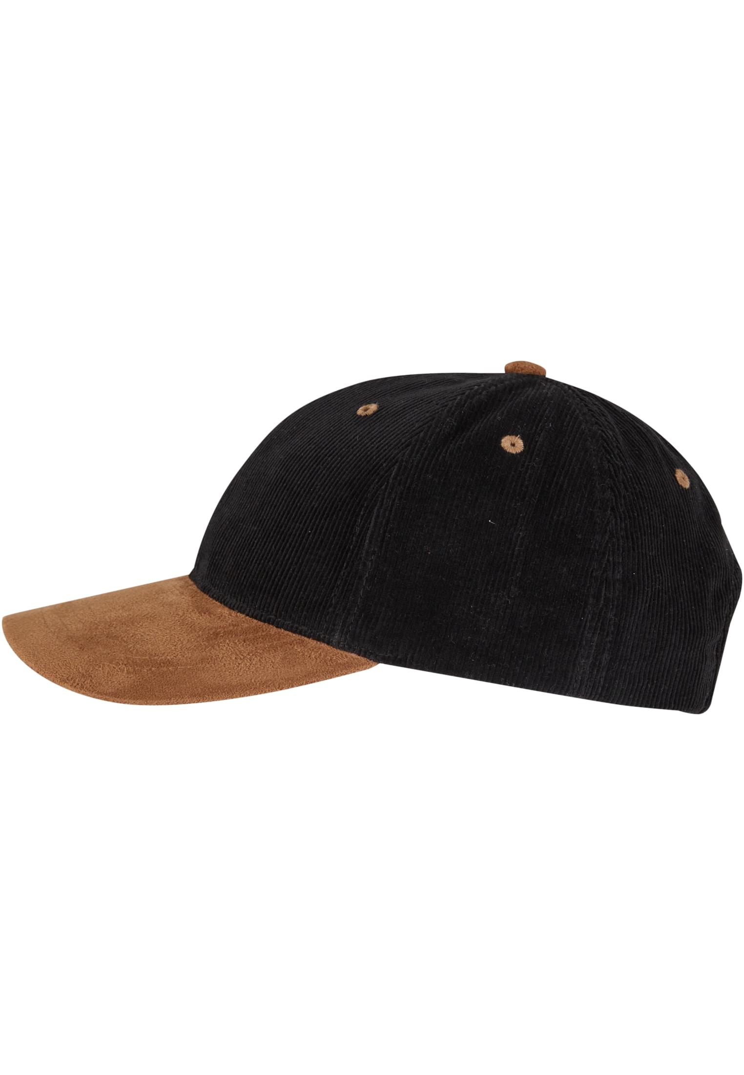 Corduroy Classic Suede Cap black/caramel | black/caramel