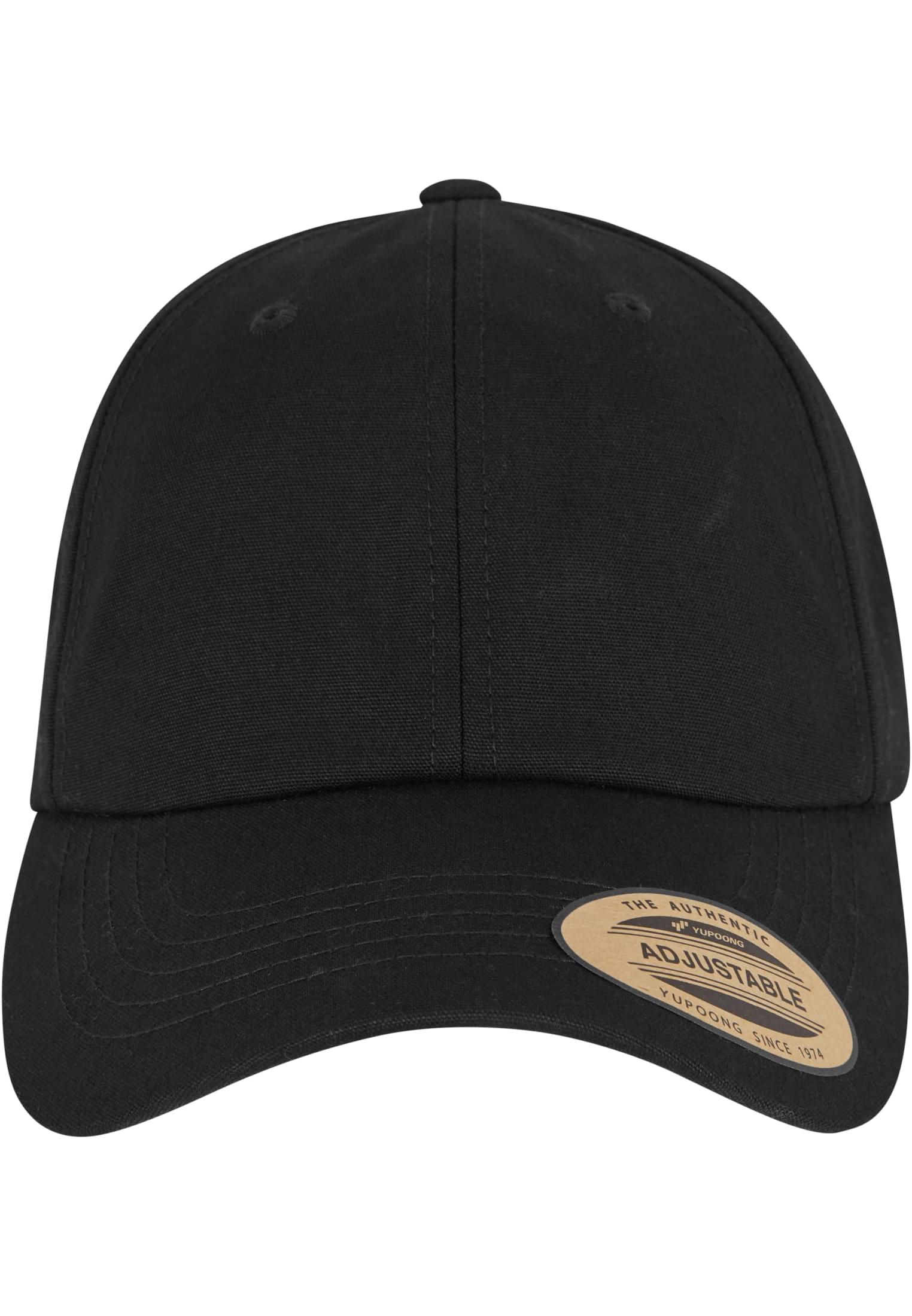 Cap Low Profile with elastic snip black | black