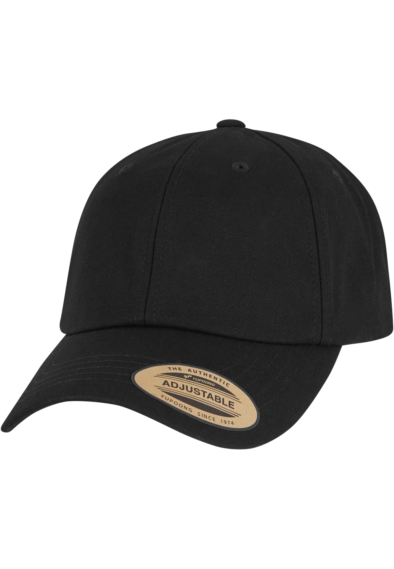 Cap Low Profile with elastic snip black | black