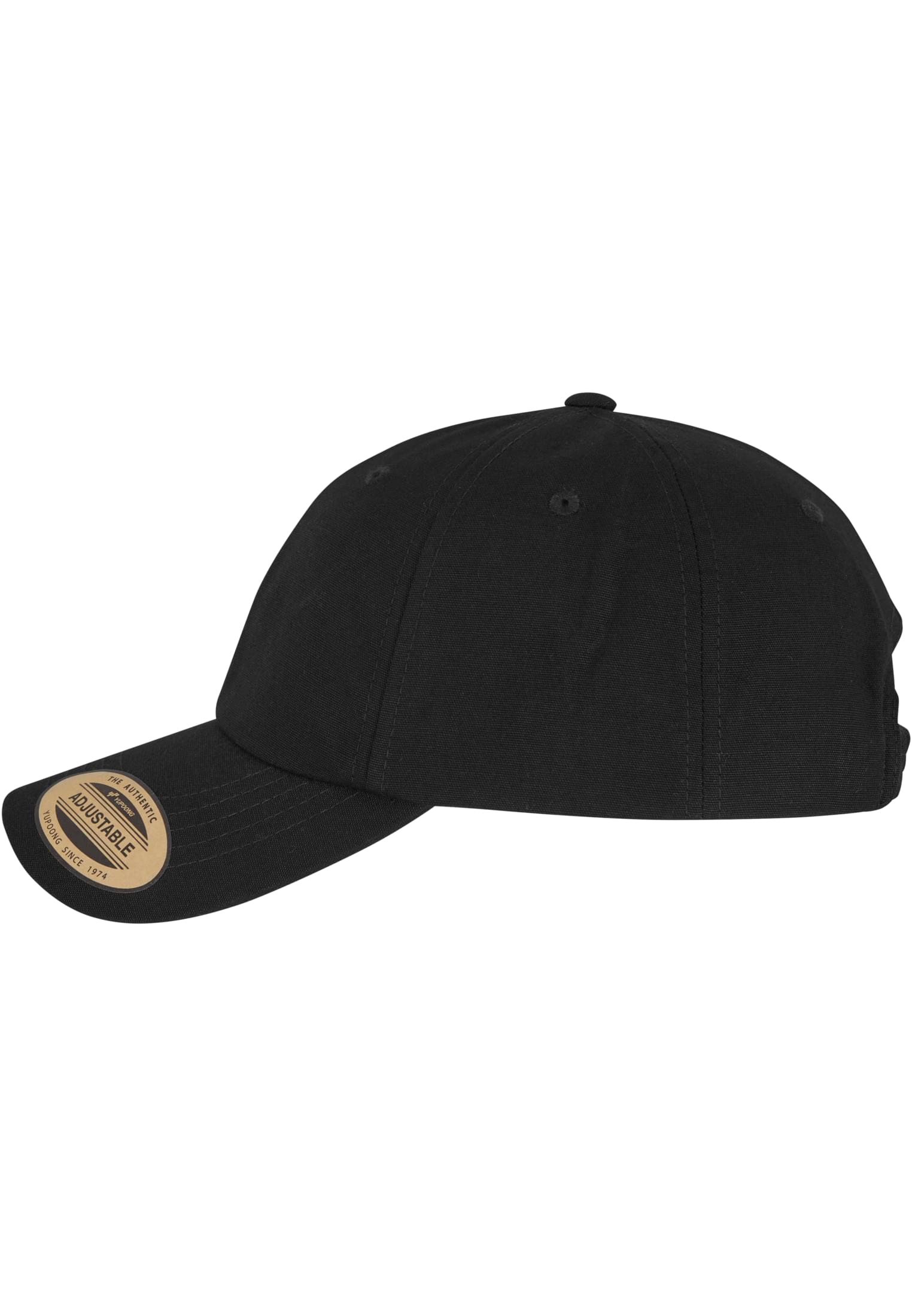 Cap Low Profile with elastic snip black | black