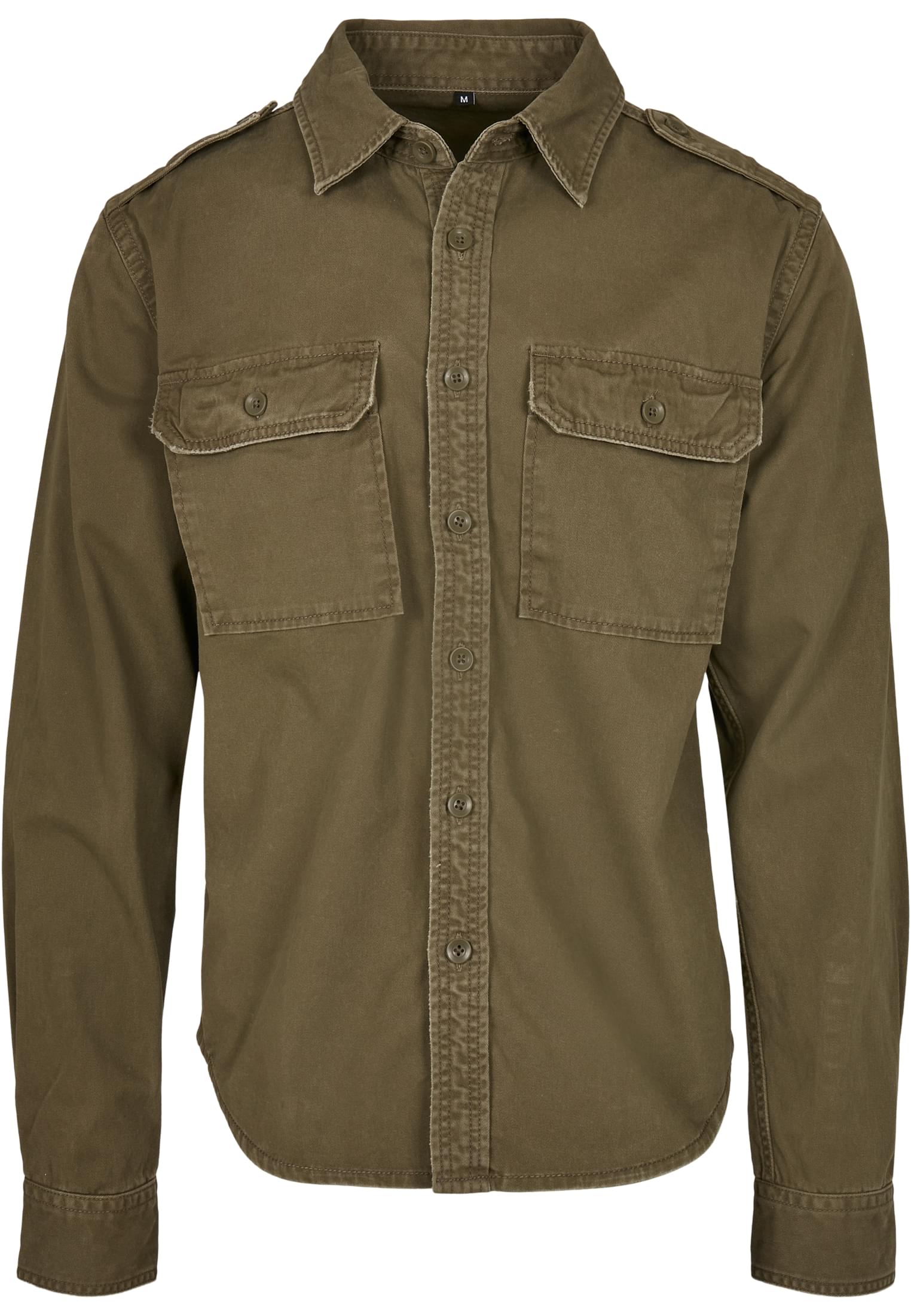 Vintage Shirt longsleeve olive | olive