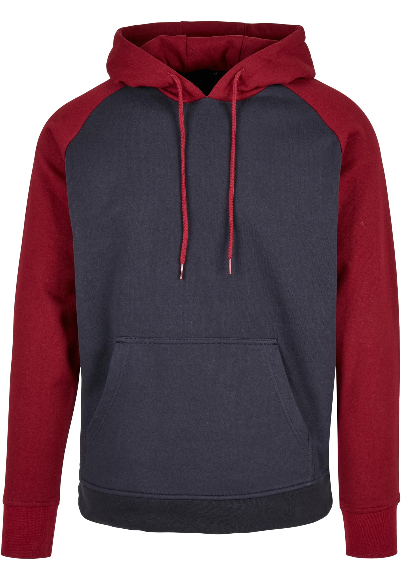 Basic Raglan Hoody nvy/burgundy | nvy/burgundy