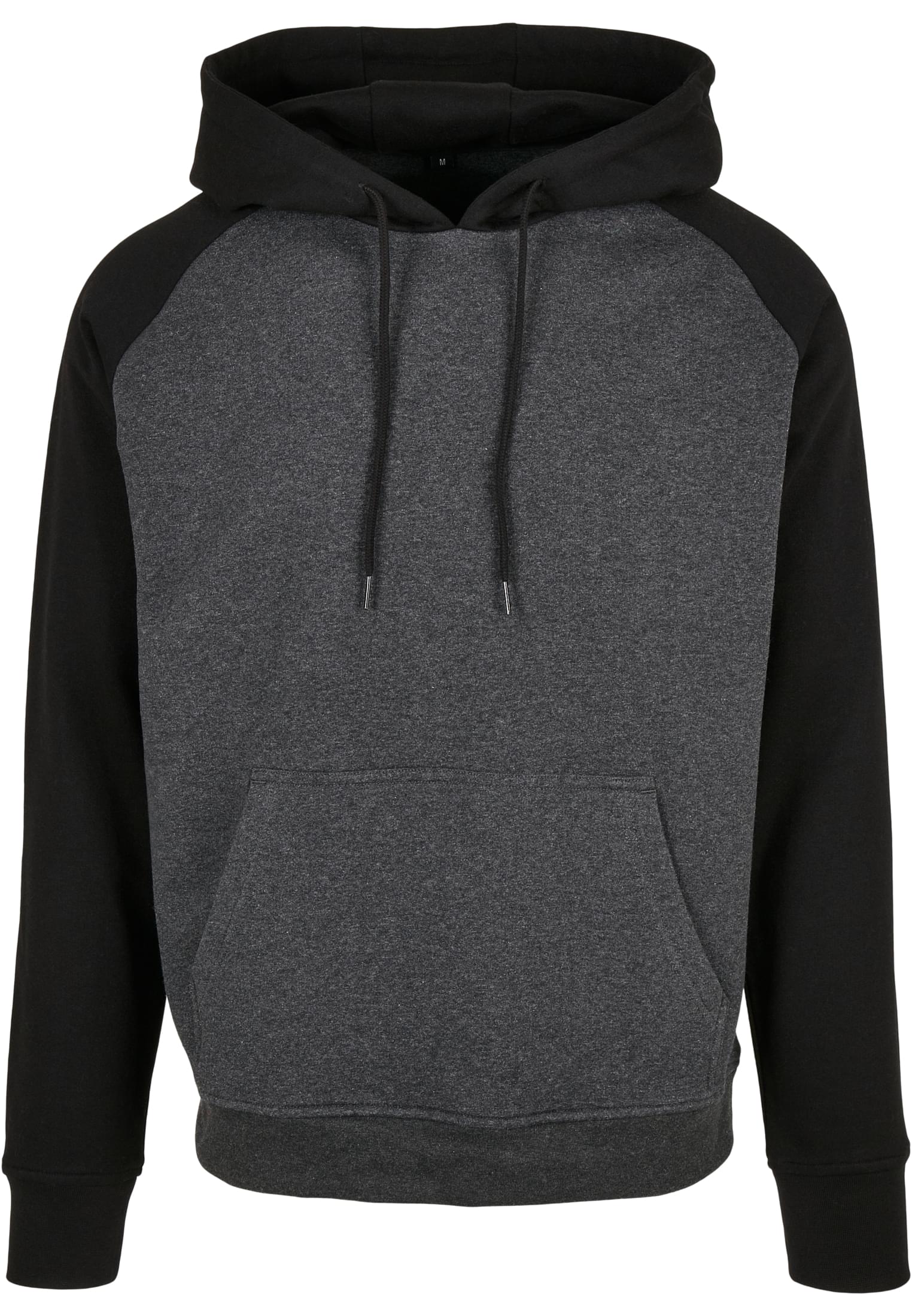 Basic Raglan Hoody charcoal/black | charcoal/black