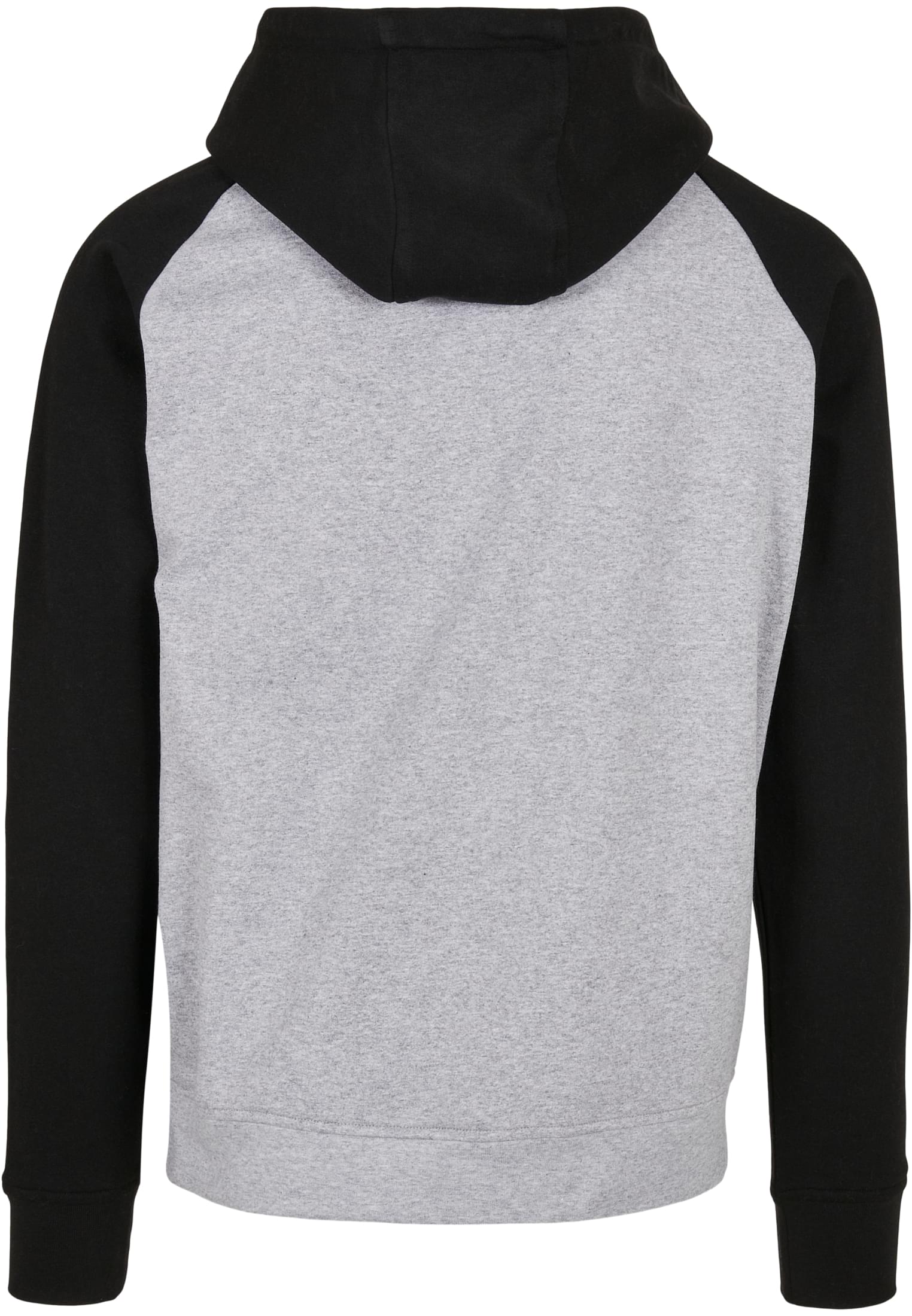 Basic Raglan Hoody h.grey/blk | h.grey/blk