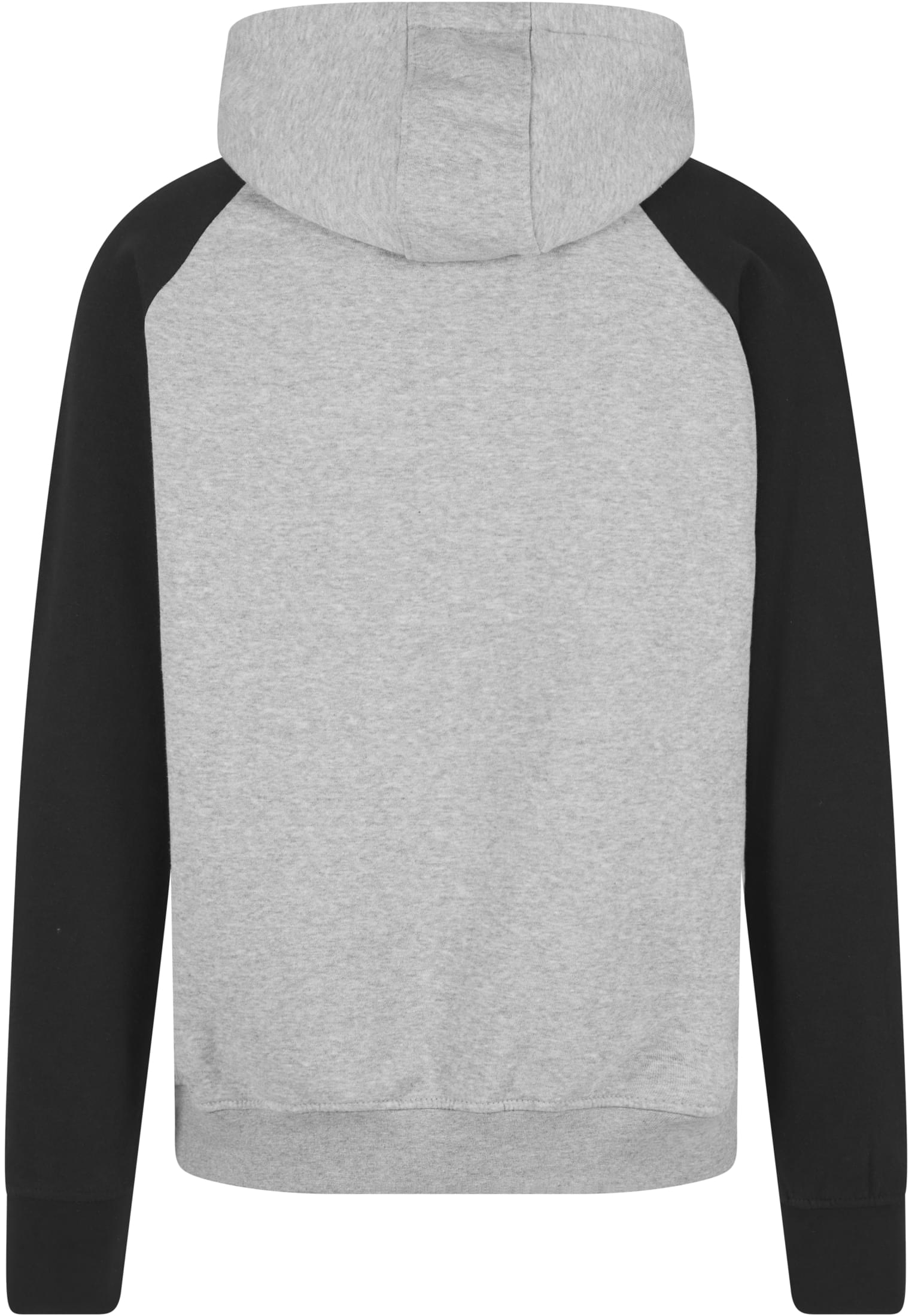 Basic Raglan Hoody h.grey/blk 2 | h.grey/blk 2