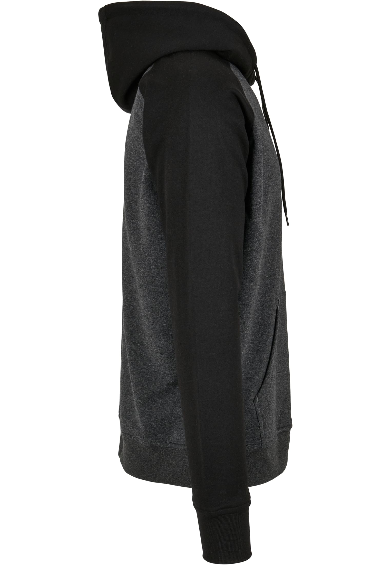 Basic Raglan Hoody charcoal/black | charcoal/black