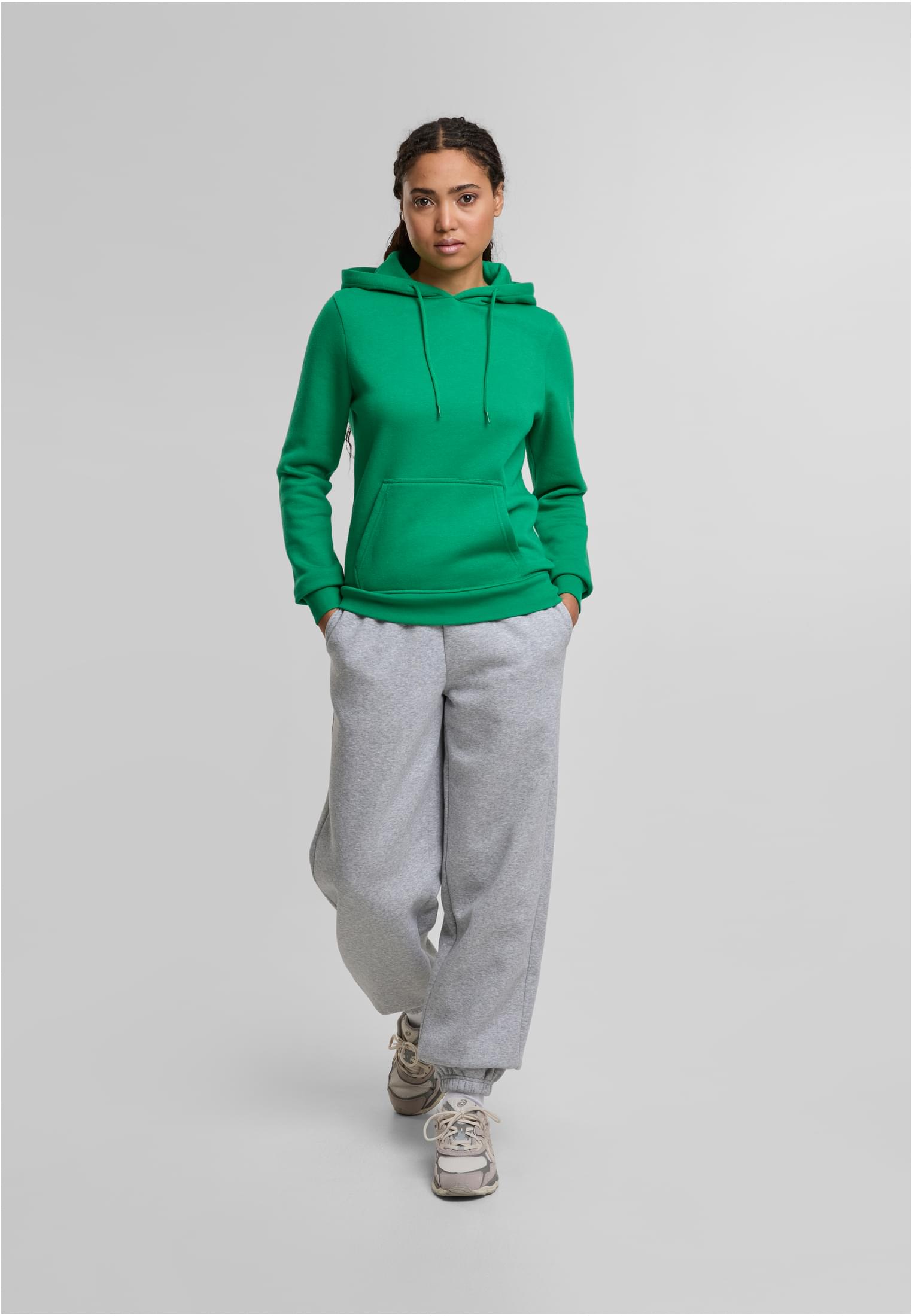 Ladies Basic Hoody c.green | c.green