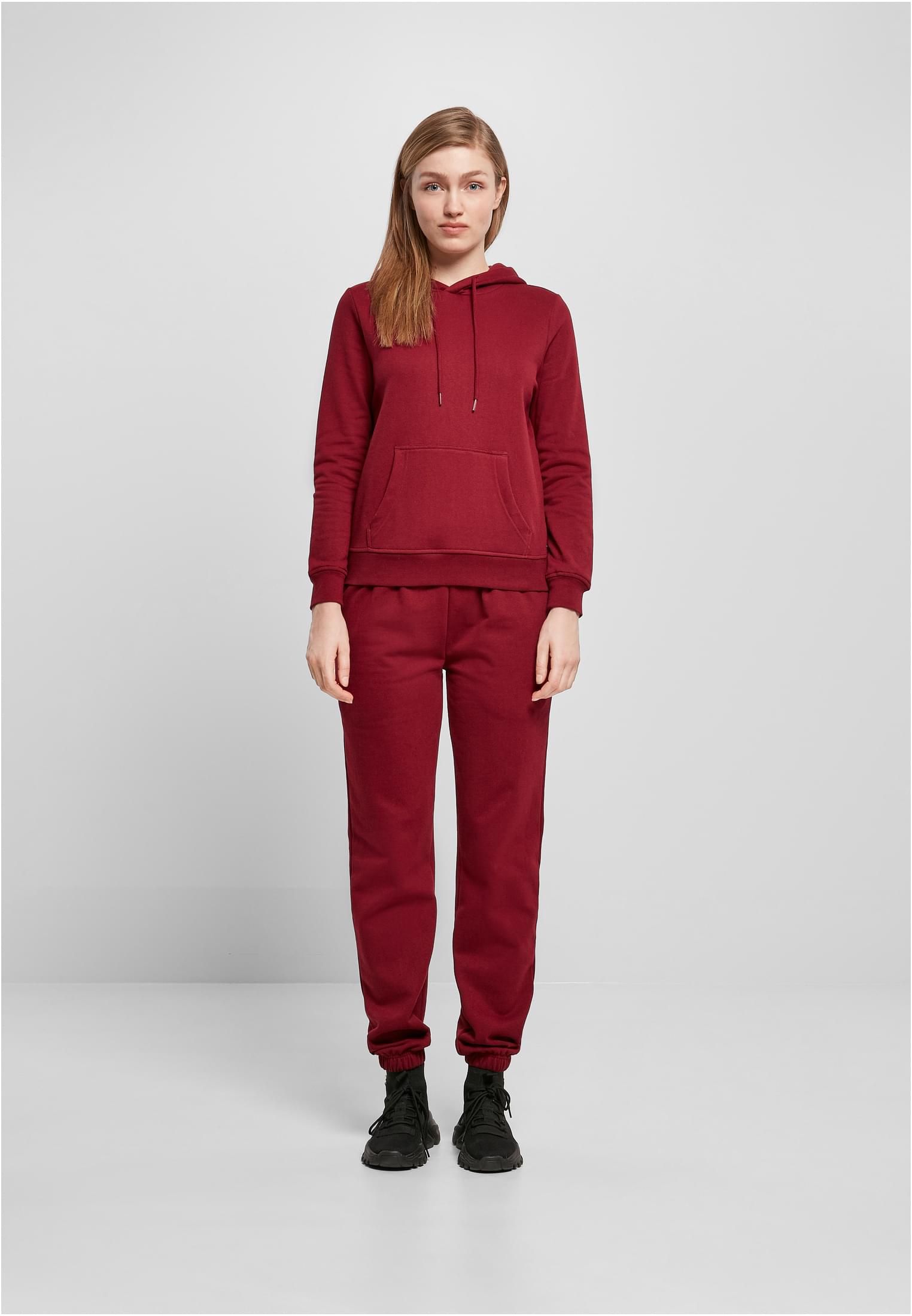 Ladies Basic Hoody burgundy | burgundy