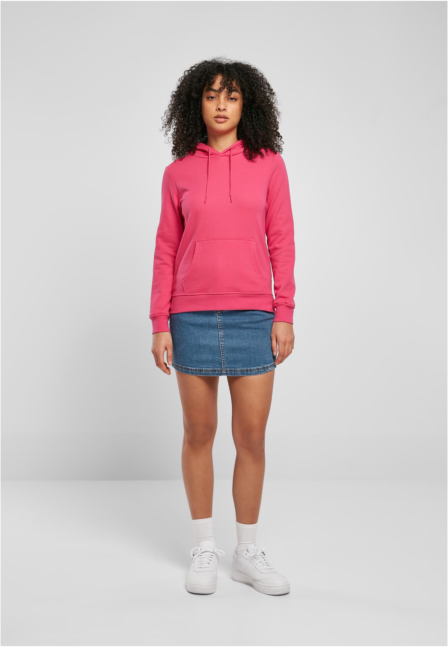 Ladies Basic Hoody hibiskus pink | hibiskus pink