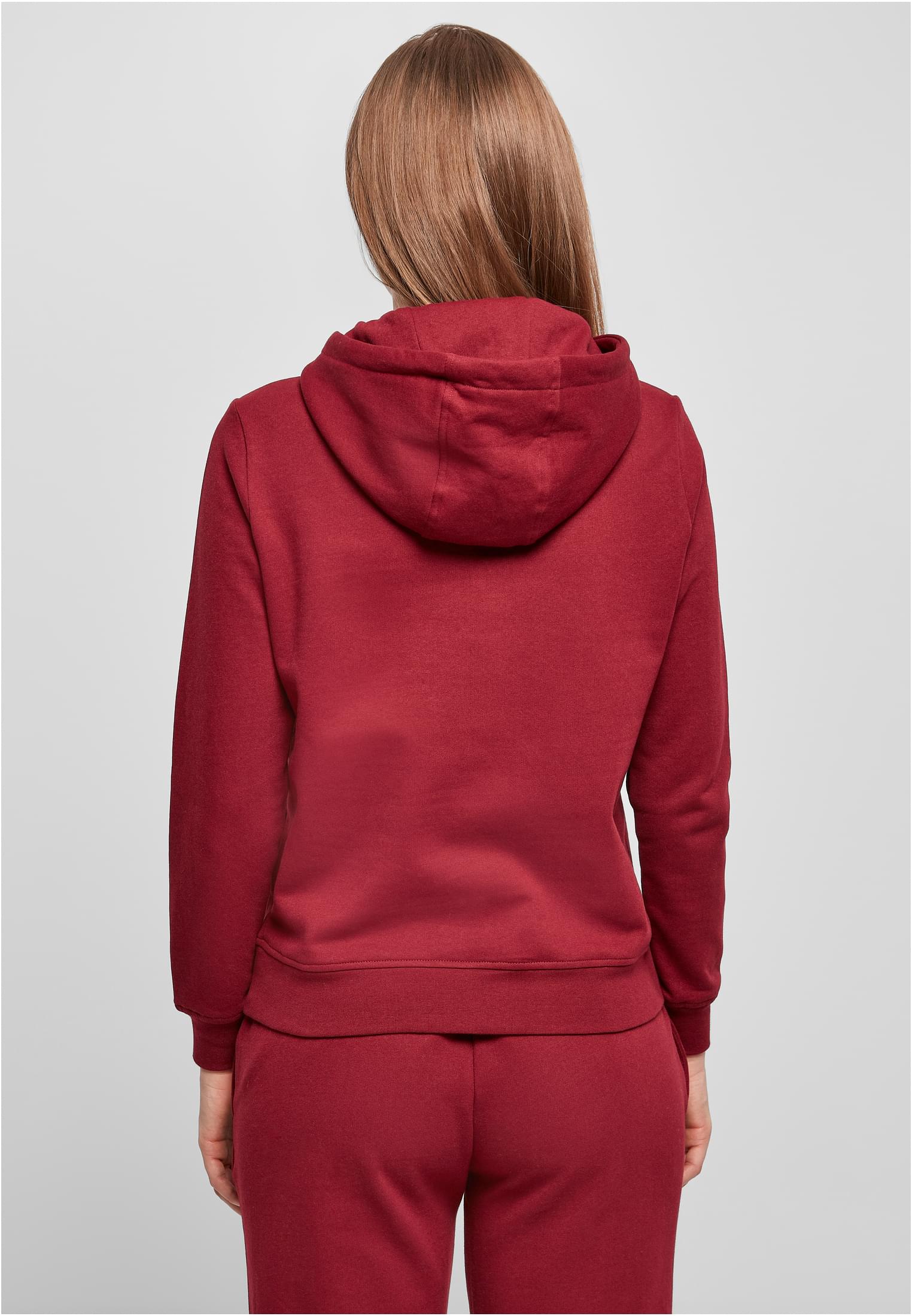 Ladies Basic Hoody burgundy | burgundy