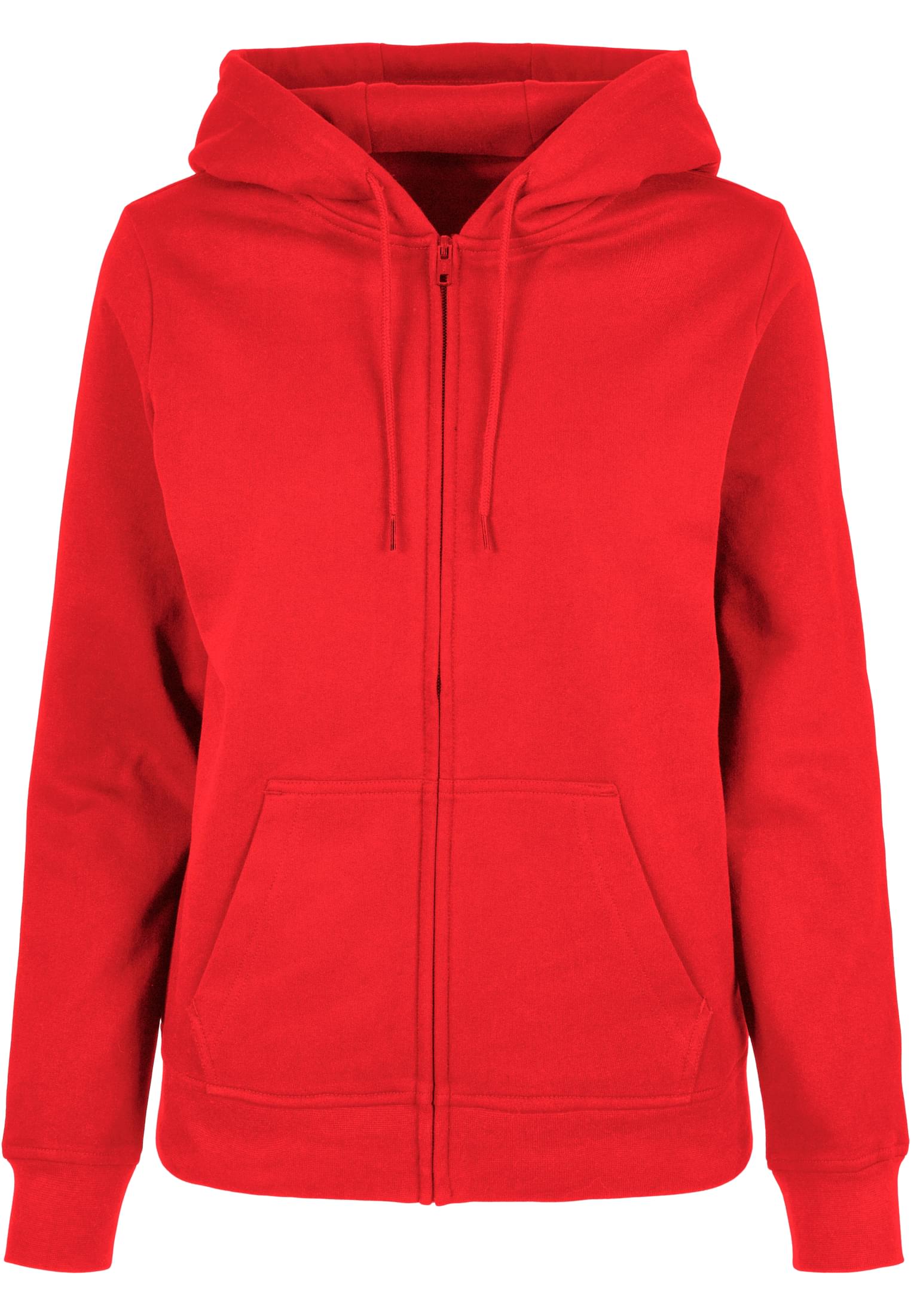 Ladies Basic Zip Hoody cityred | cityred