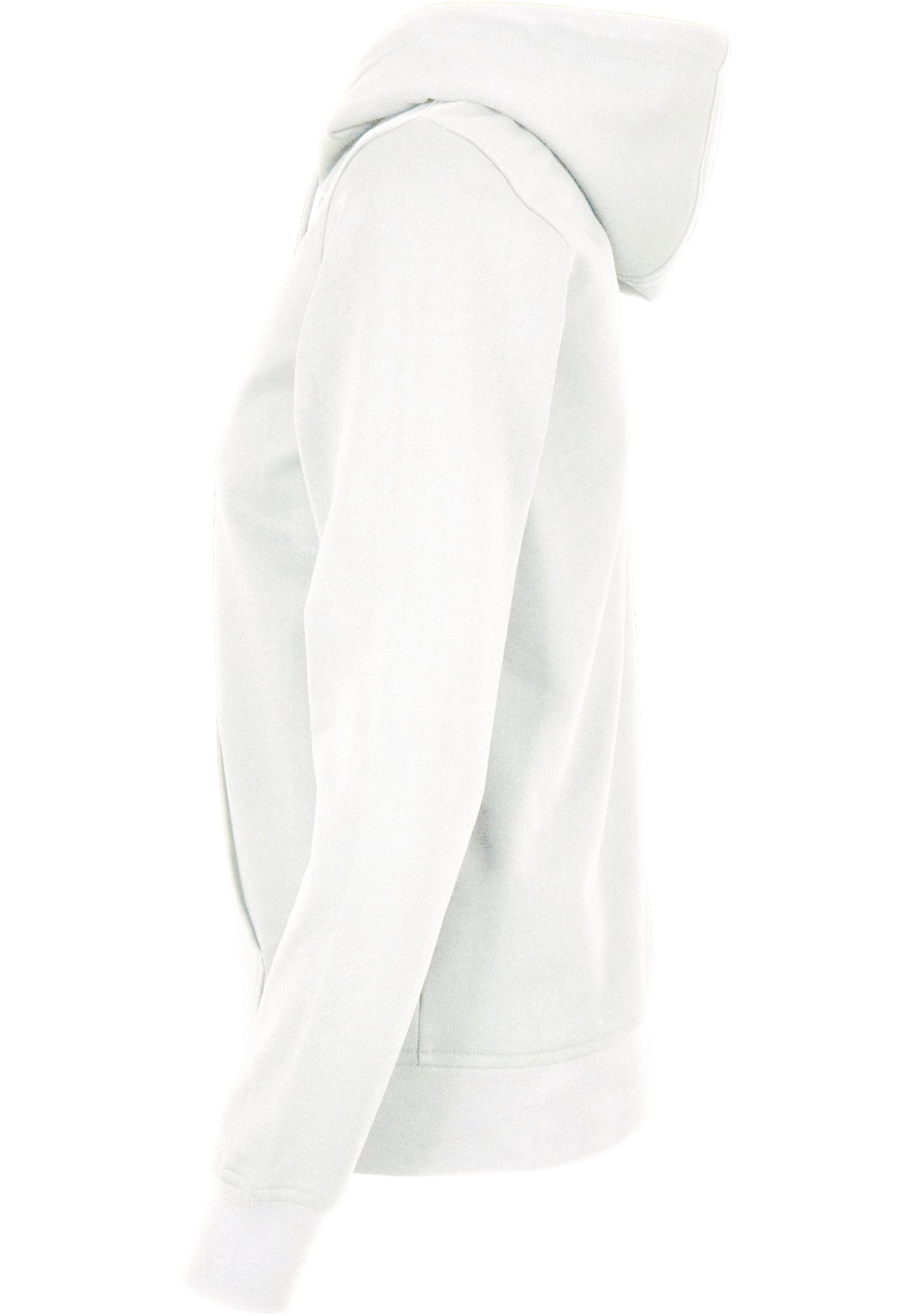 Ladies Basic Zip Hoody white | white
