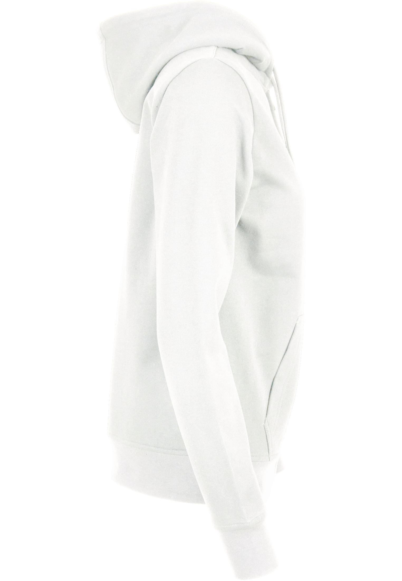 Ladies Basic Zip Hoody white | white