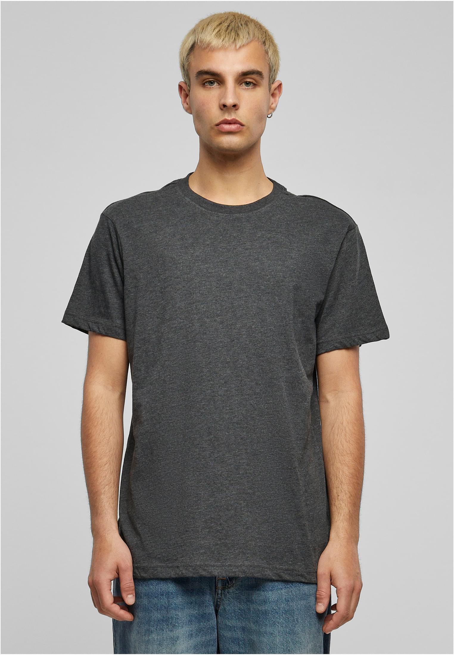 Basic Round Neck T-Shirt charcoal | charcoal