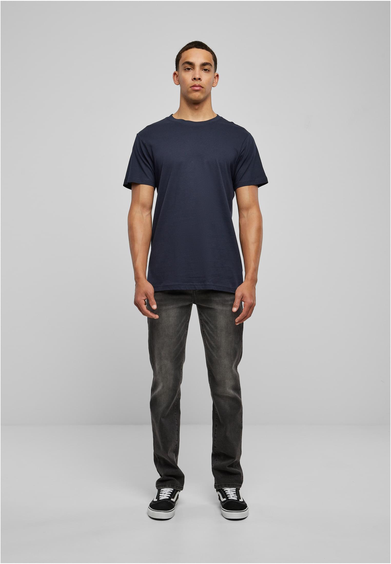Basic Round Neck T-Shirt navy | navy