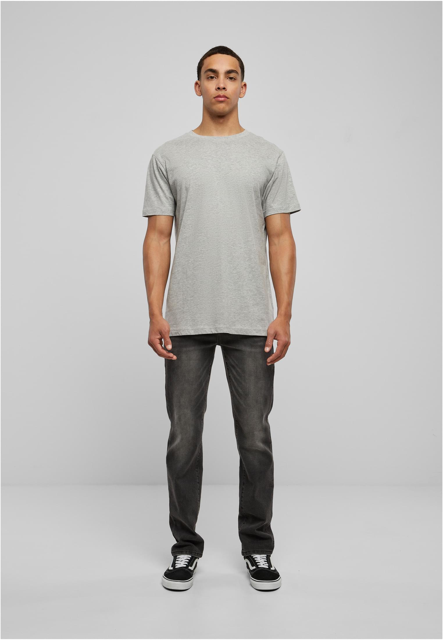 Basic Round Neck T-Shirt heather grey | heather grey