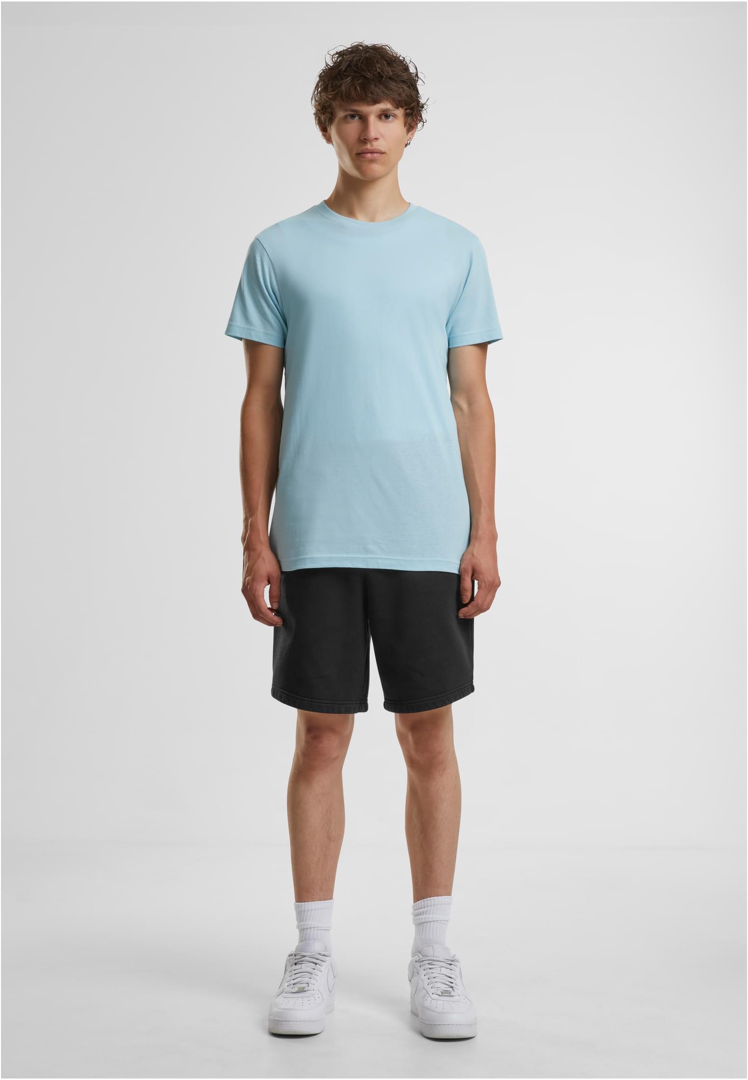 Basic Round Neck T-Shirt oceanblue | oceanblue