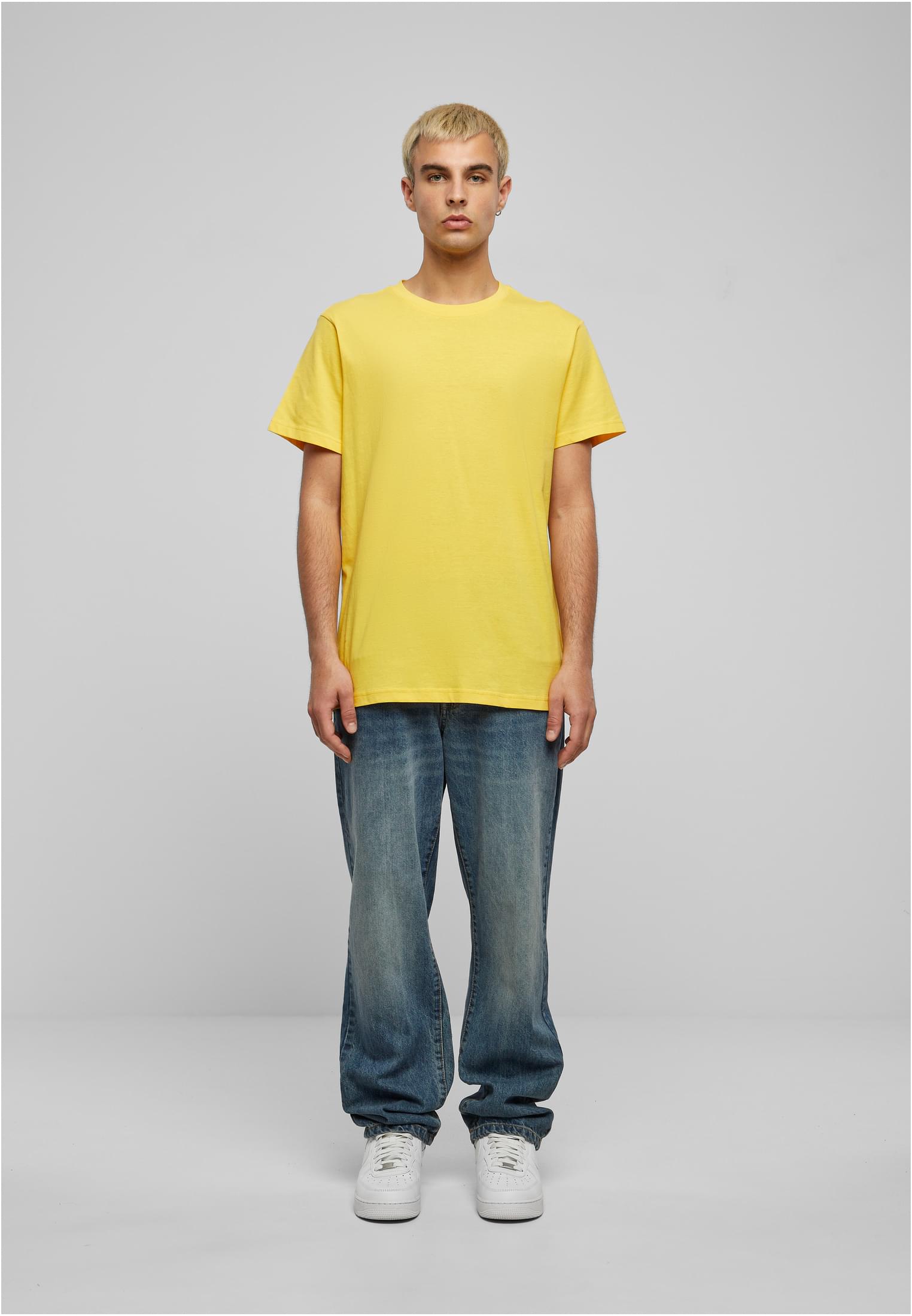 Basic Round Neck T-Shirt taxi yellow | taxi yellow