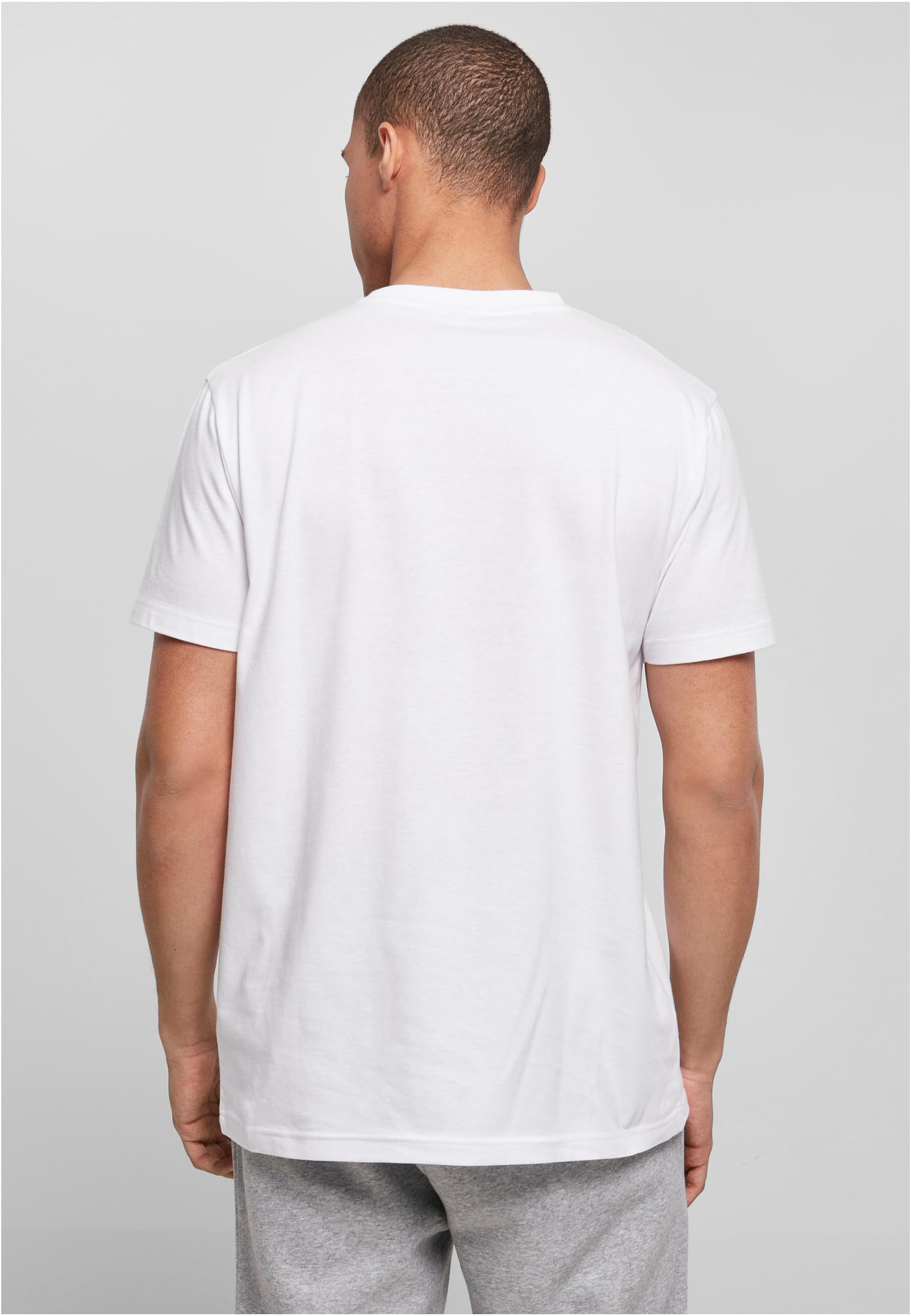 Basic Round Neck T-Shirt white | white