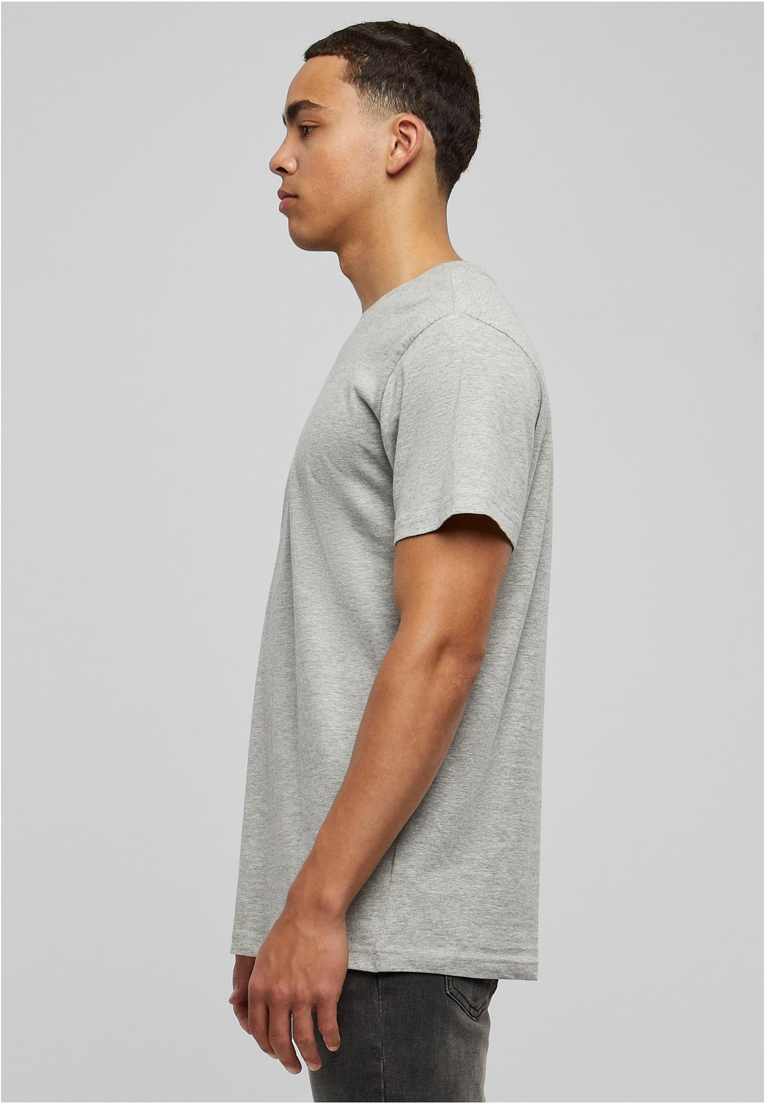 Basic Round Neck T-Shirt heather grey | heather grey