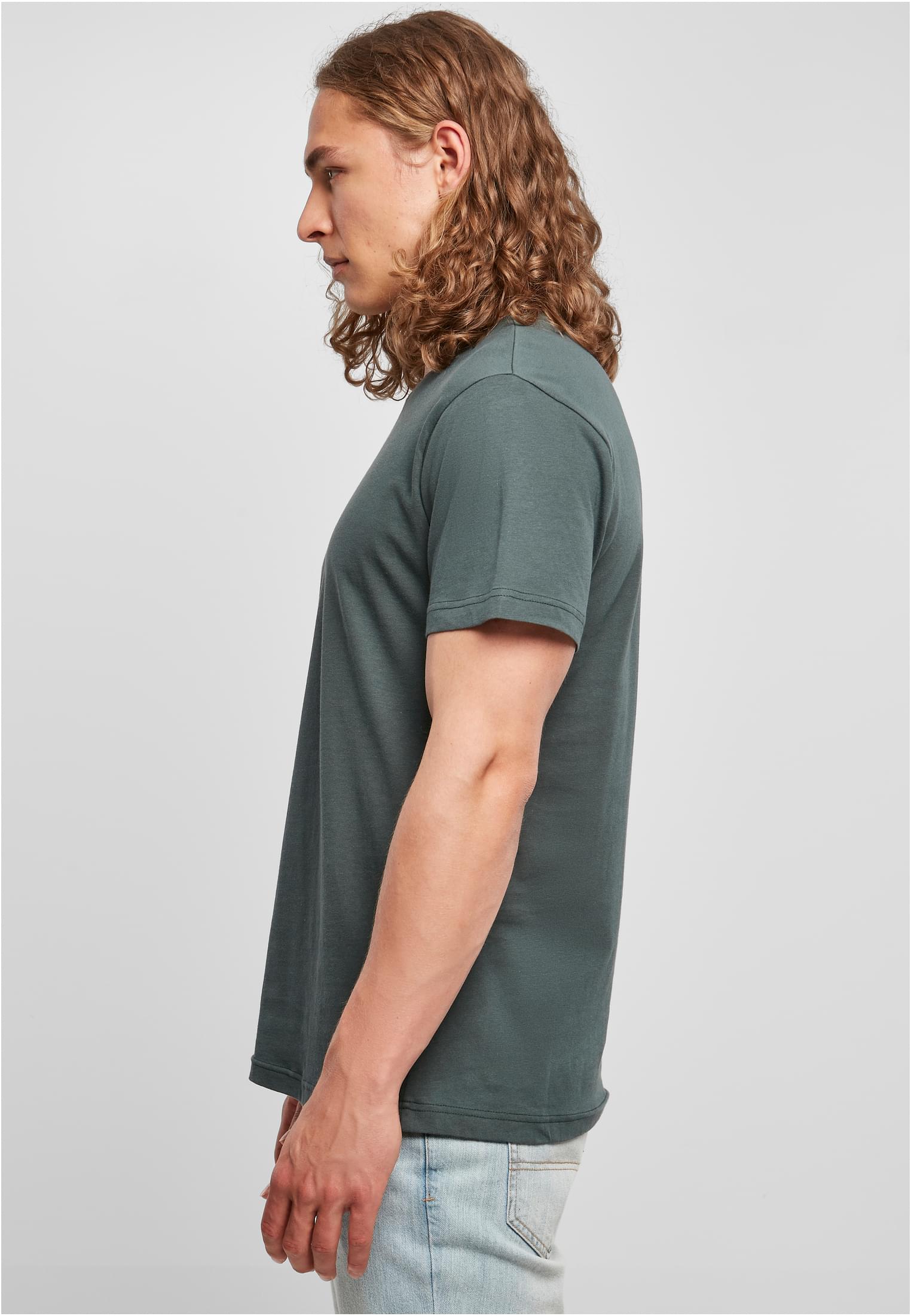 Basic Round Neck T-Shirt bottlegreen | bottlegreen