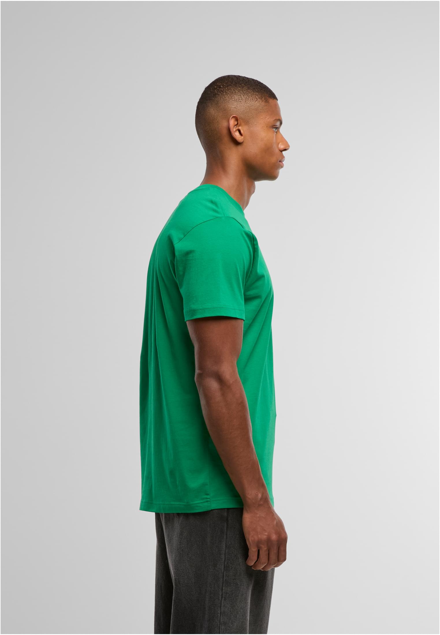 Basic Round Neck T-Shirt c.green | c.green