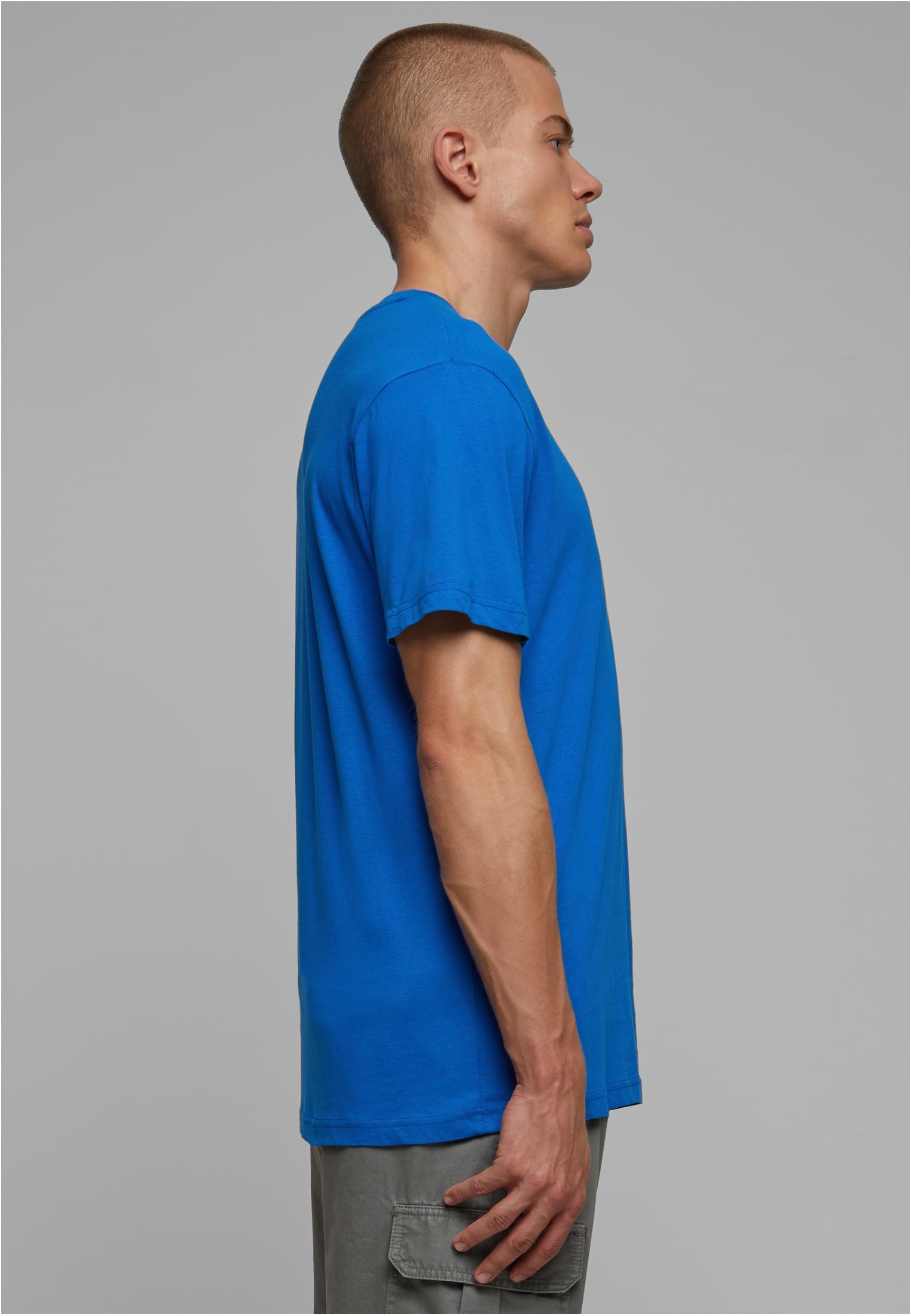 Basic Round Neck T-Shirt cobalt blue | cobalt blue