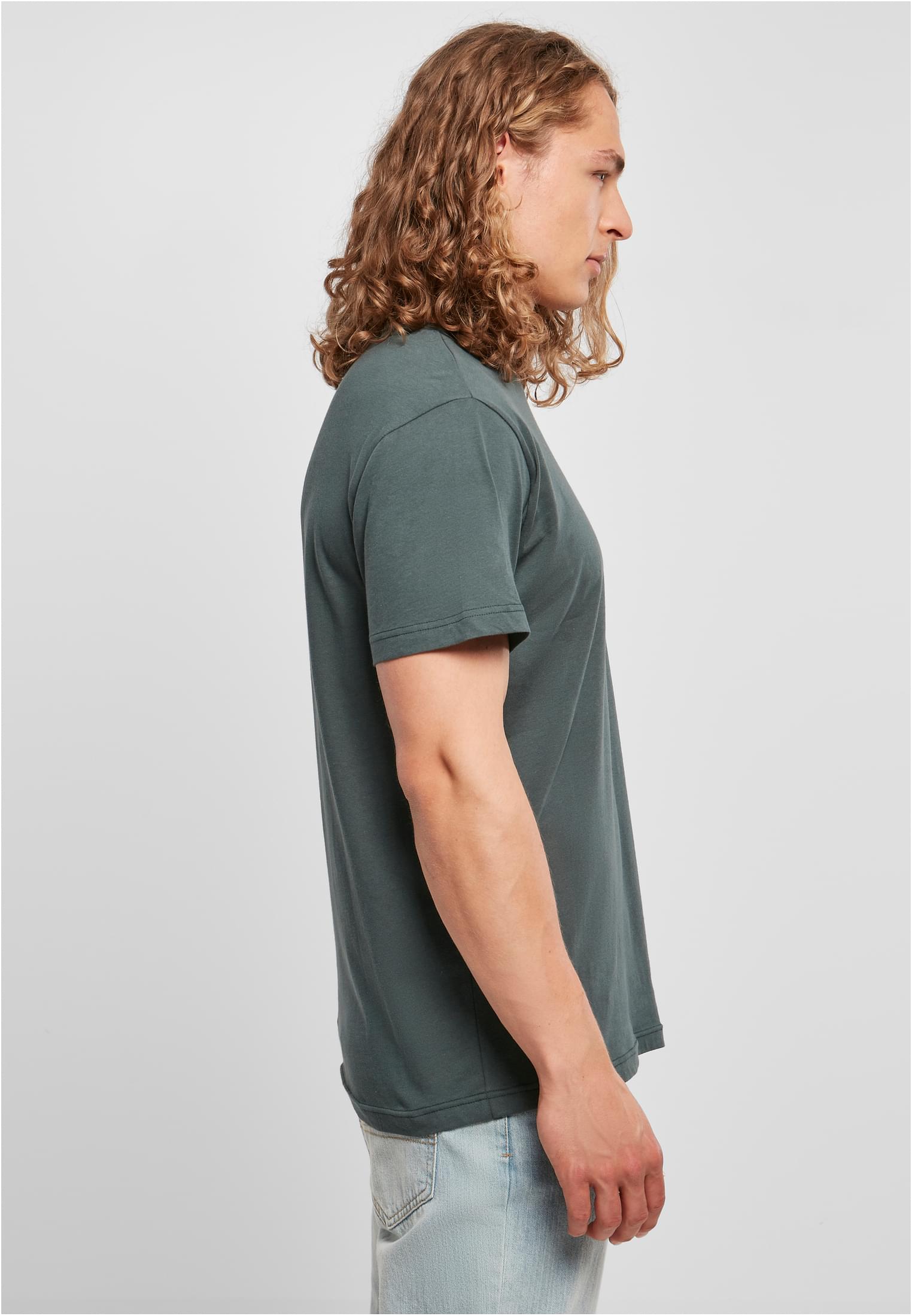 Basic Round Neck T-Shirt bottlegreen | bottlegreen