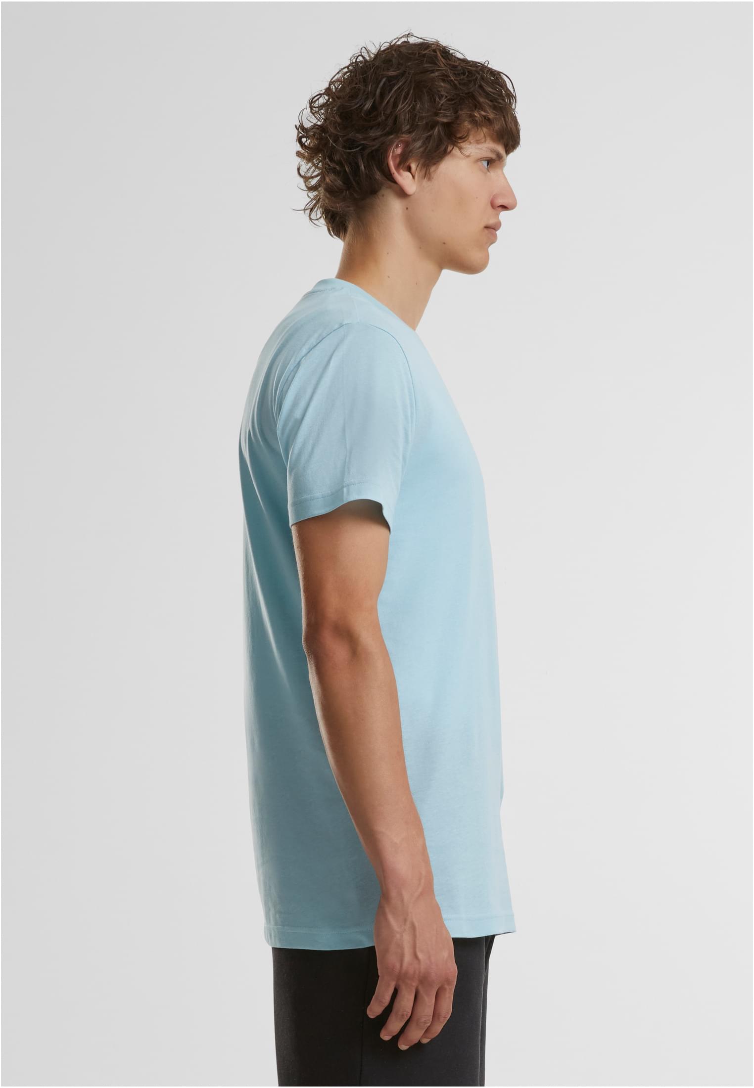 Basic Round Neck T-Shirt oceanblue | oceanblue