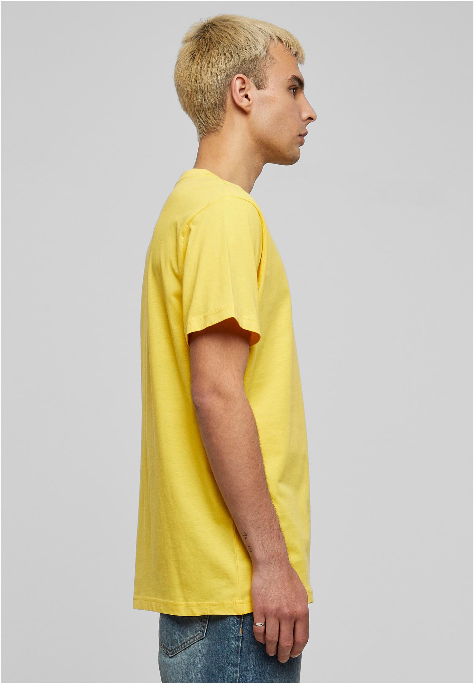 Basic Round Neck T-Shirt taxi yellow | taxi yellow