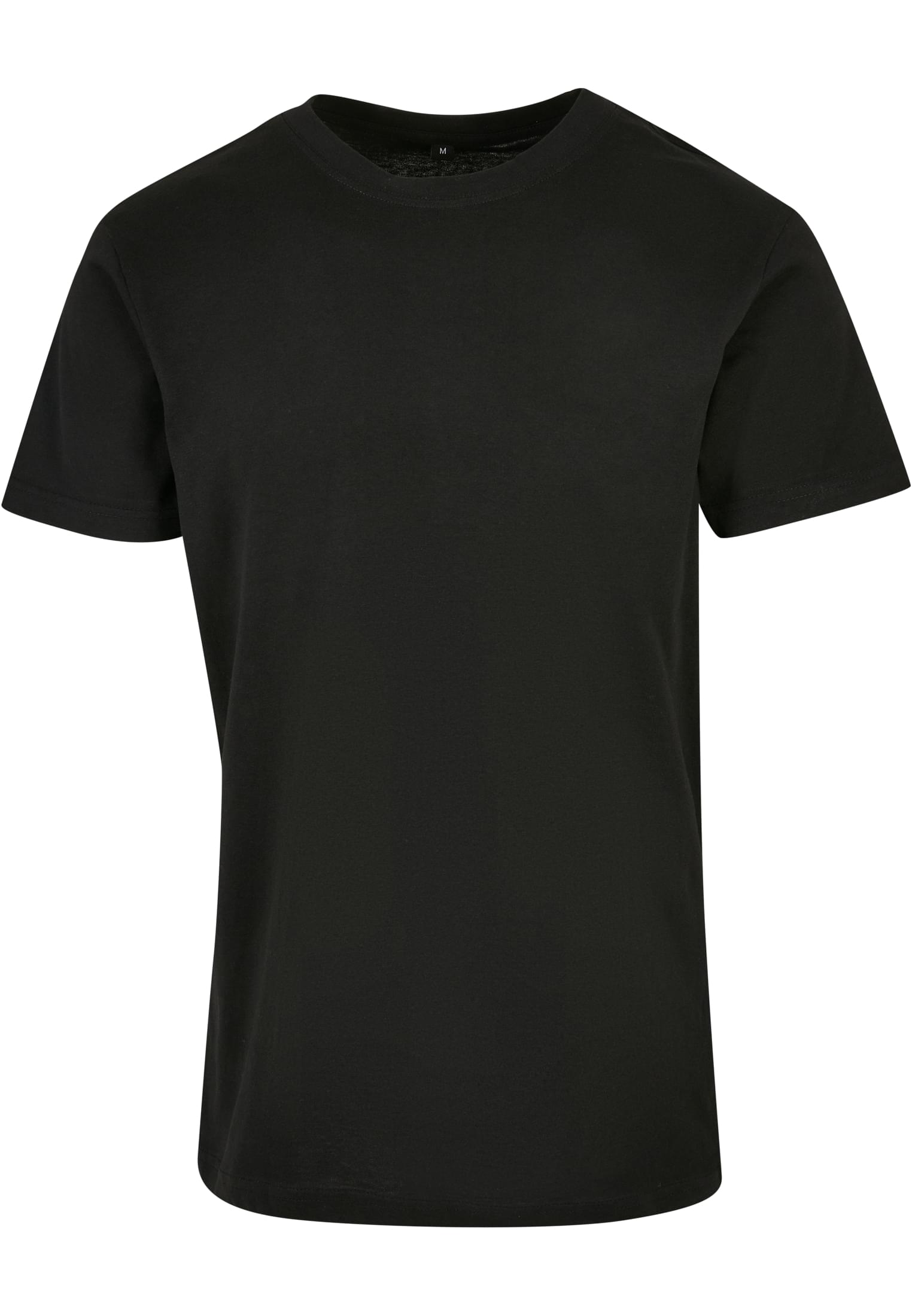 Basic Round Neck T-Shirt black | black