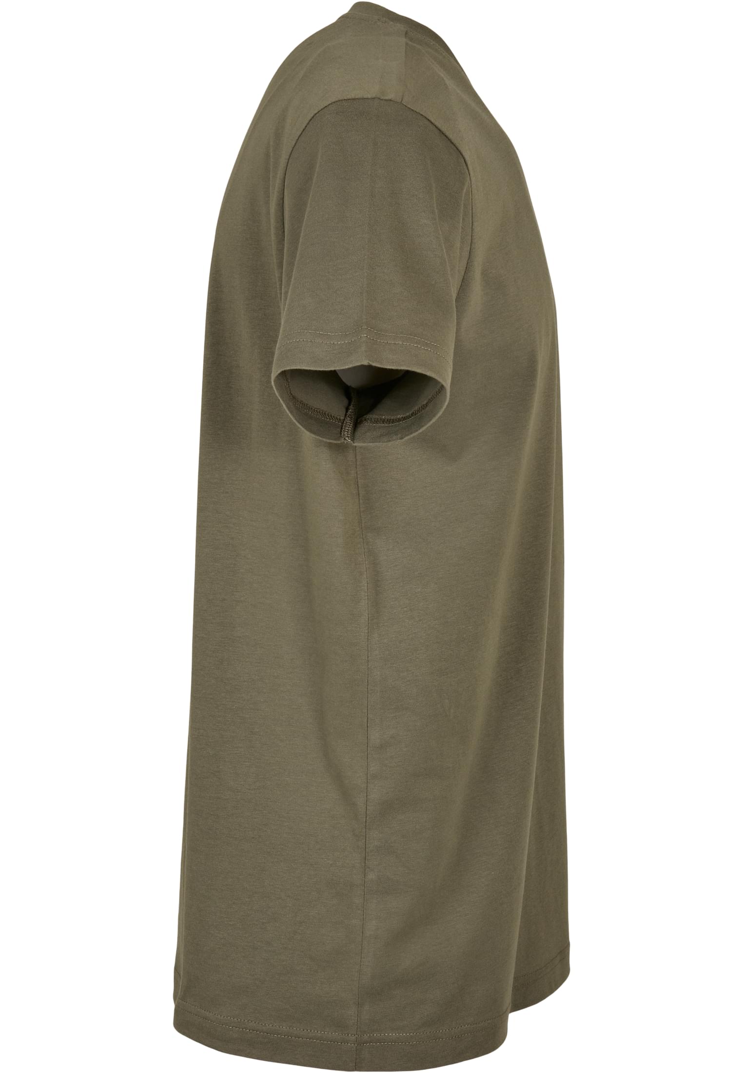 Basic Round Neck T-Shirt olive | olive