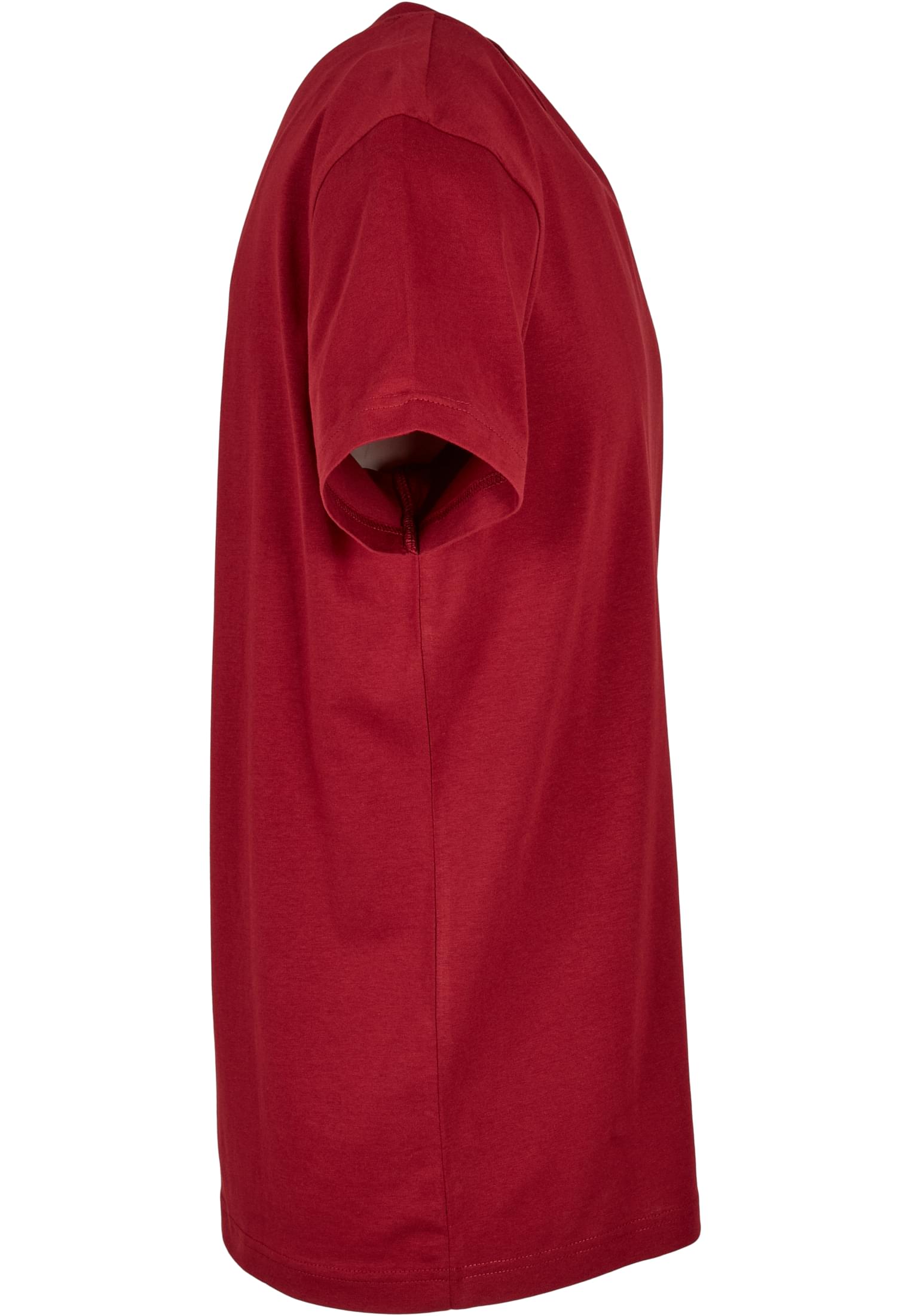 Basic Round Neck T-Shirt burgundy | burgundy