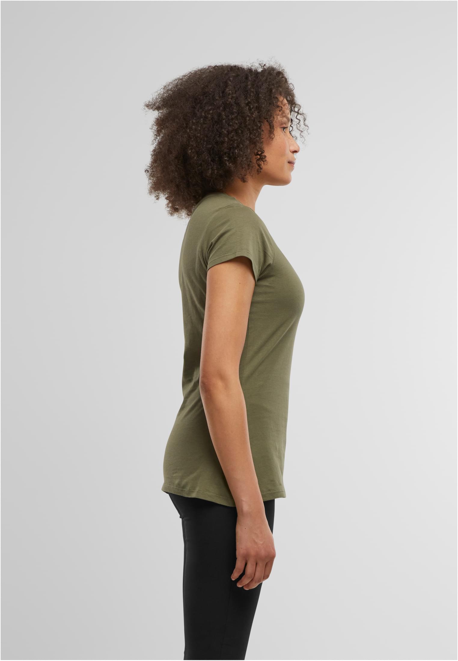 Ladies Basic Tee olive | olive