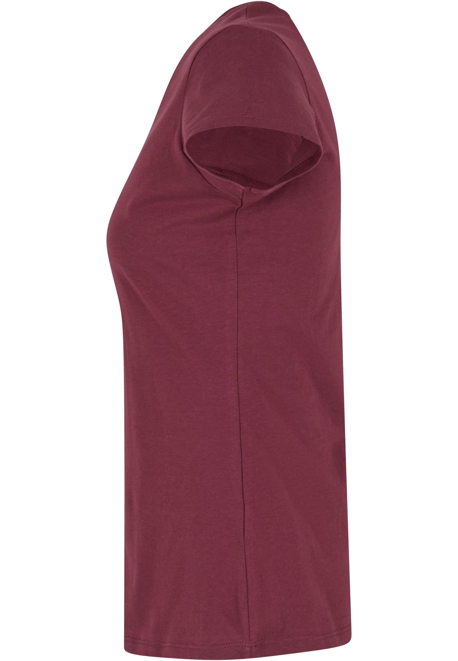 Ladies Basic Tee burgundy | burgundy