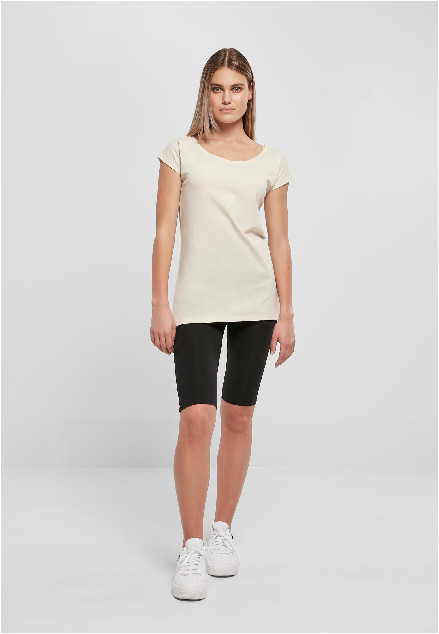 Ladies Wide Neck Tee sand | sand