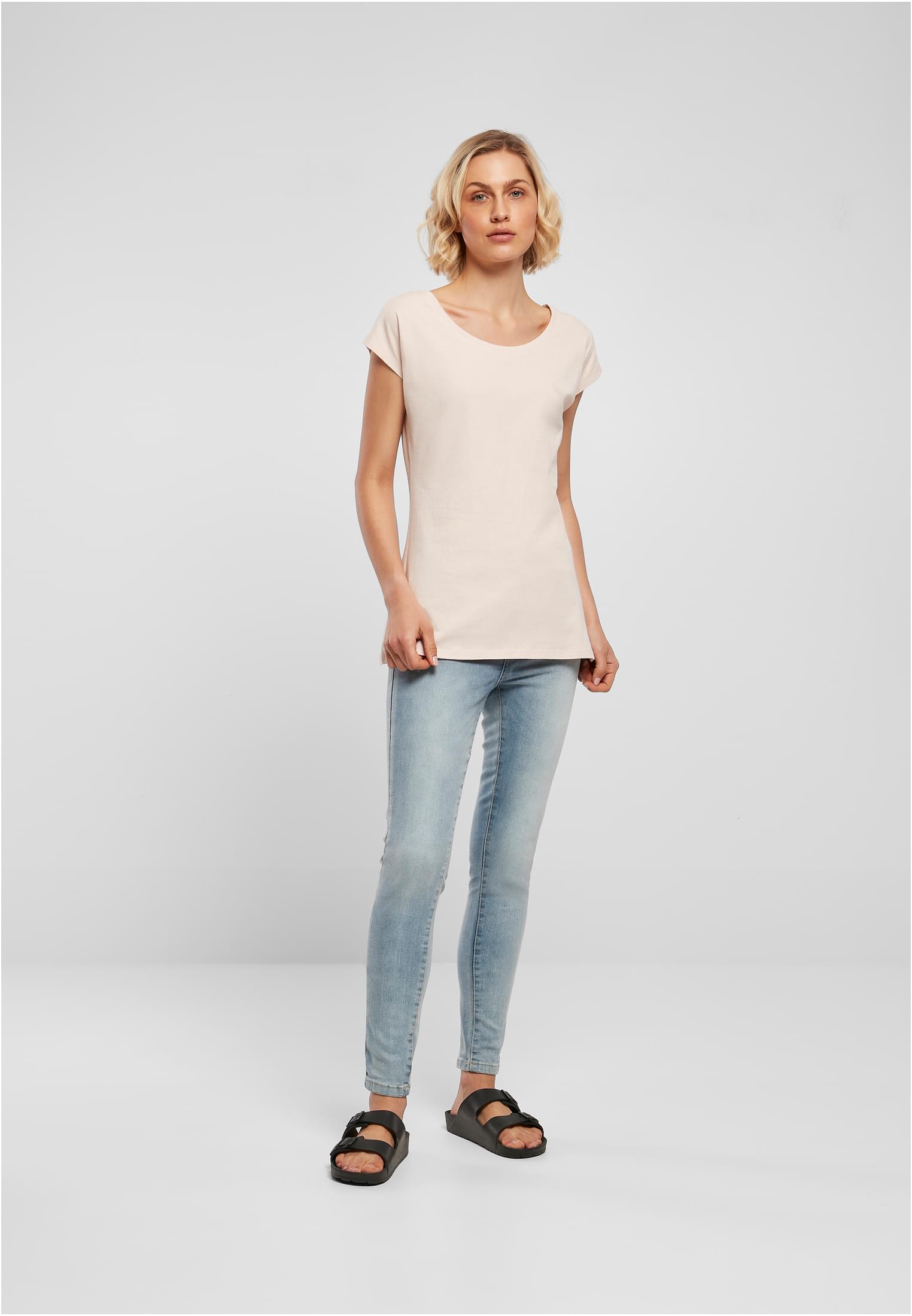 Ladies Wide Neck Tee pink | pink