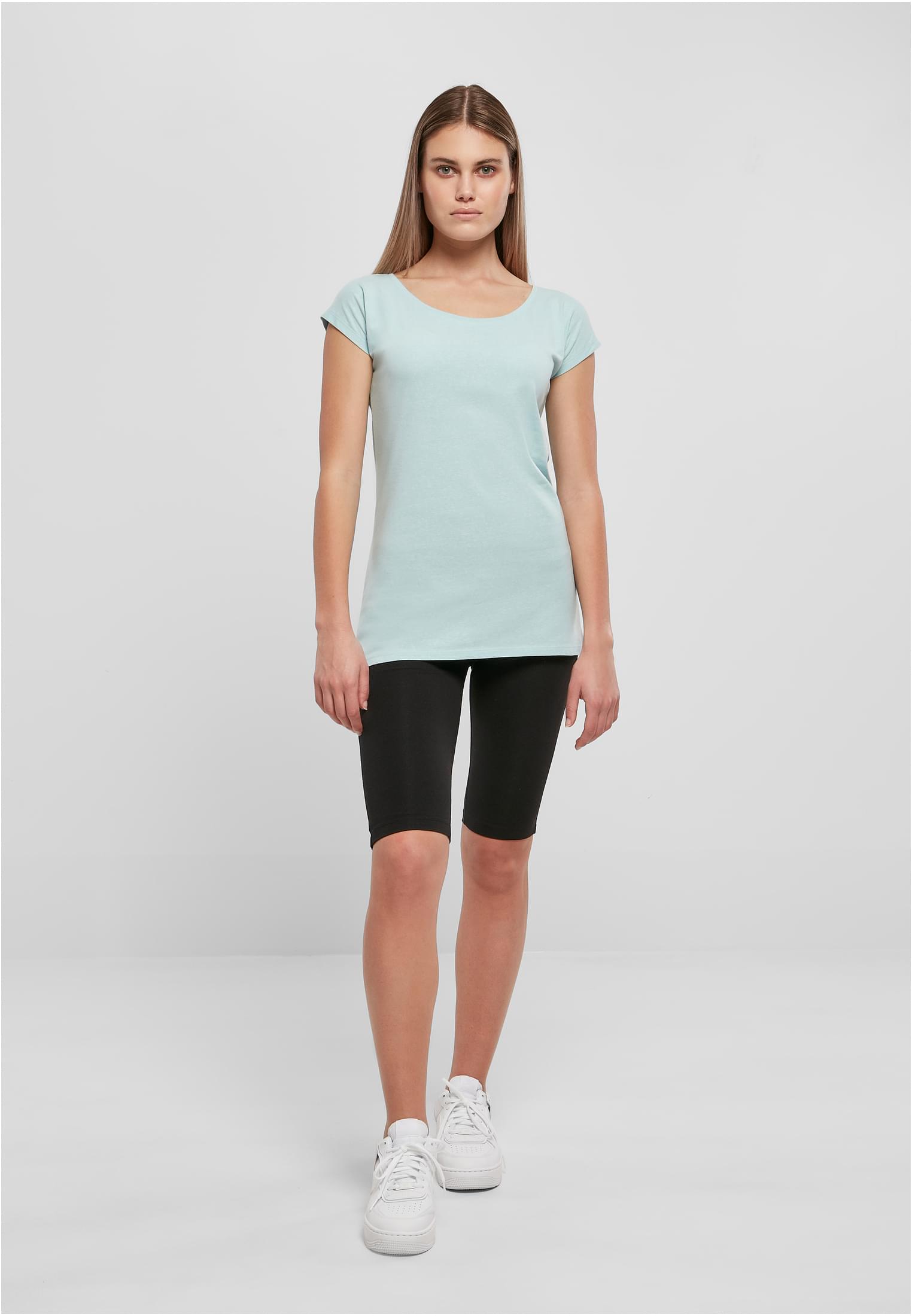 Ladies Wide Neck Tee oceanblue | oceanblue