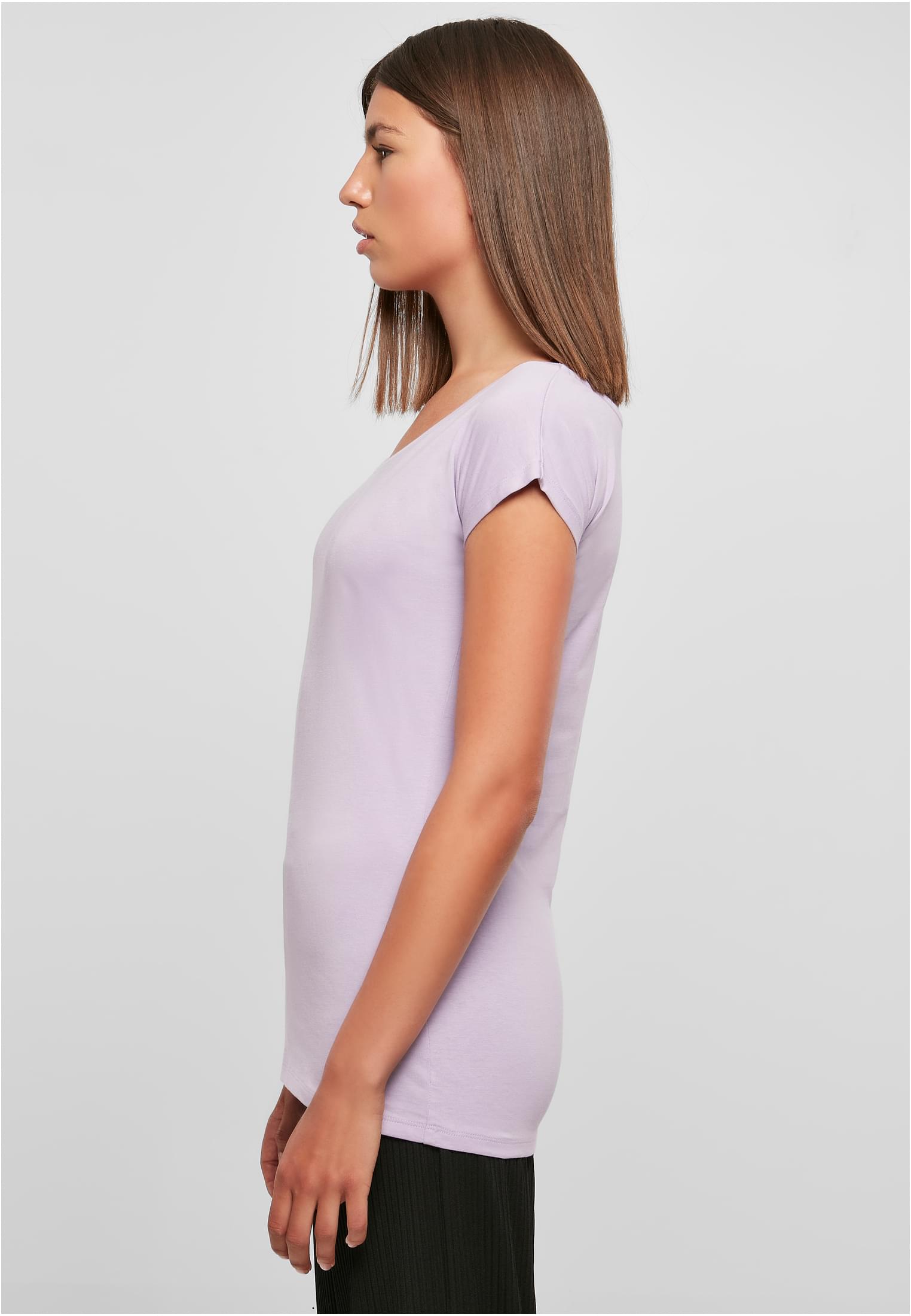 Ladies Wide Neck Tee lilac | lilac