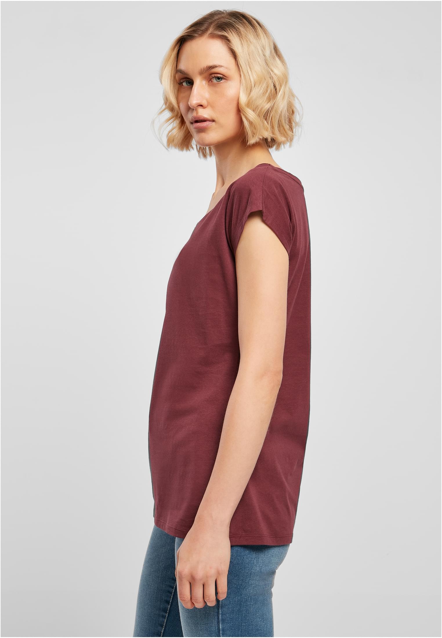 Ladies Wide Neck Tee cherry | cherry