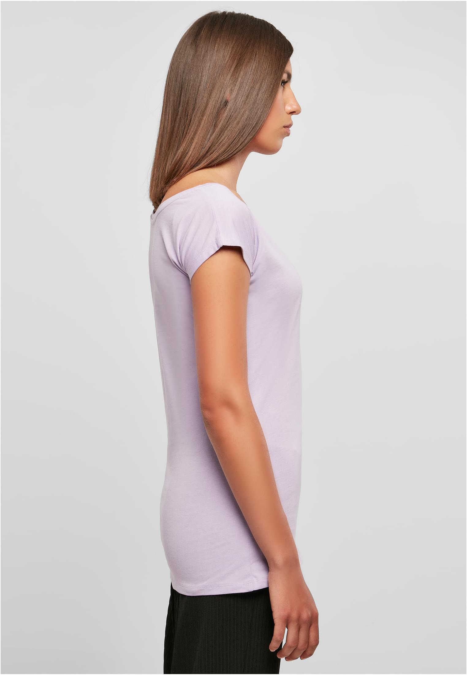 Ladies Wide Neck Tee lilac | lilac