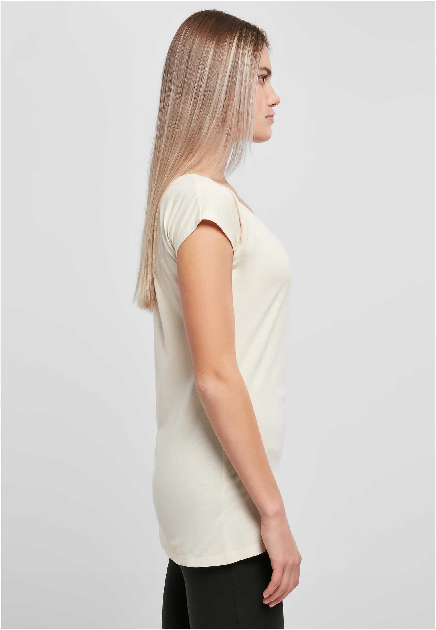 Ladies Wide Neck Tee sand | sand