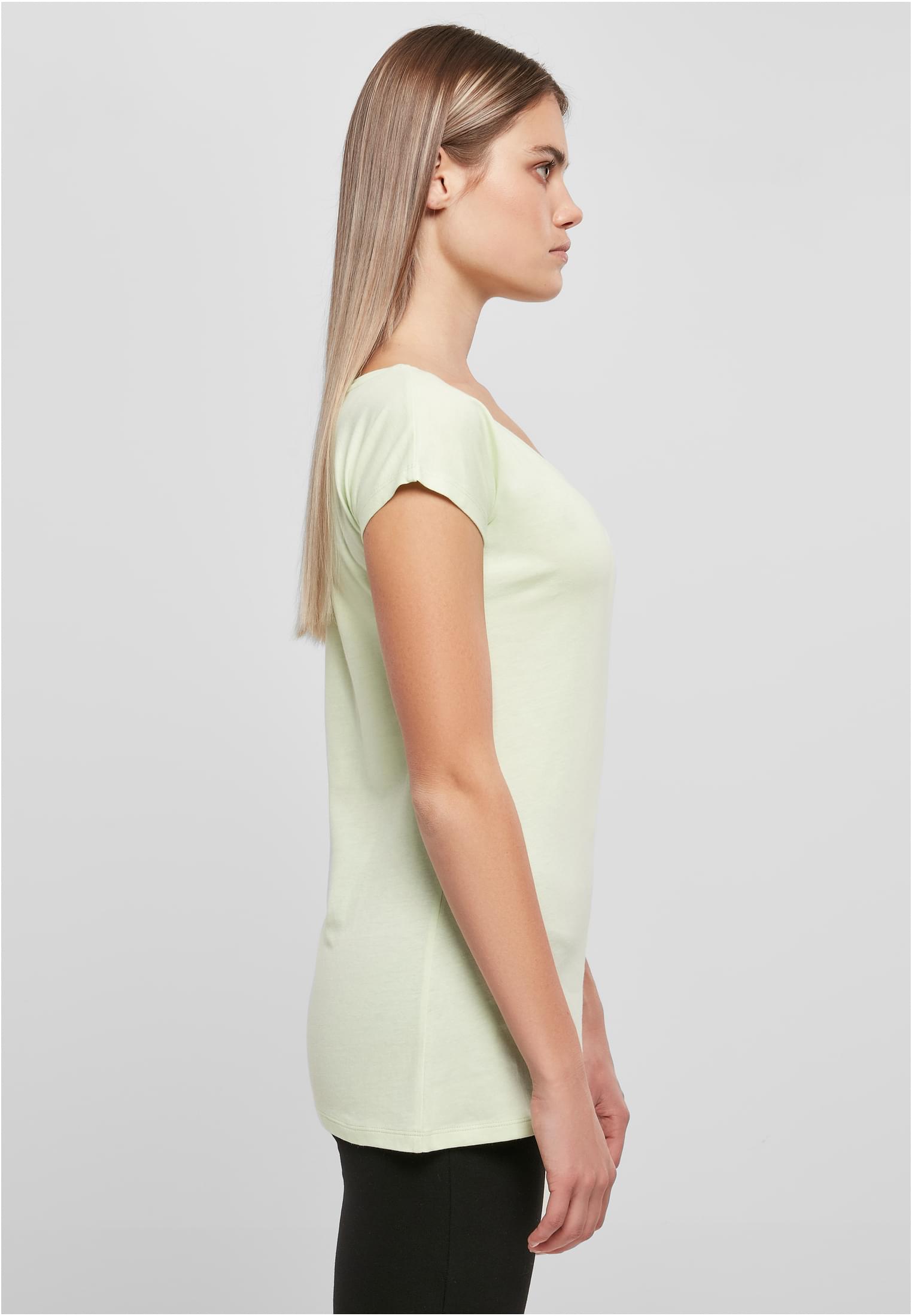 Ladies Wide Neck Tee lightmint | lightmint