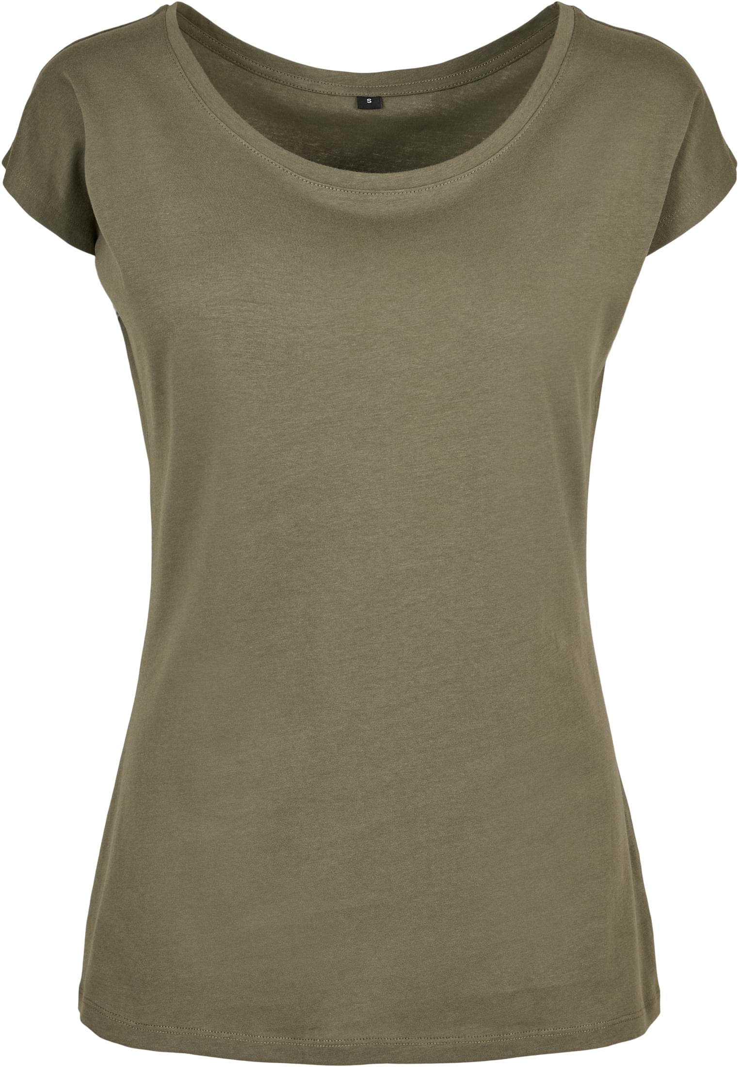 Ladies Wide Neck Tee olive | olive