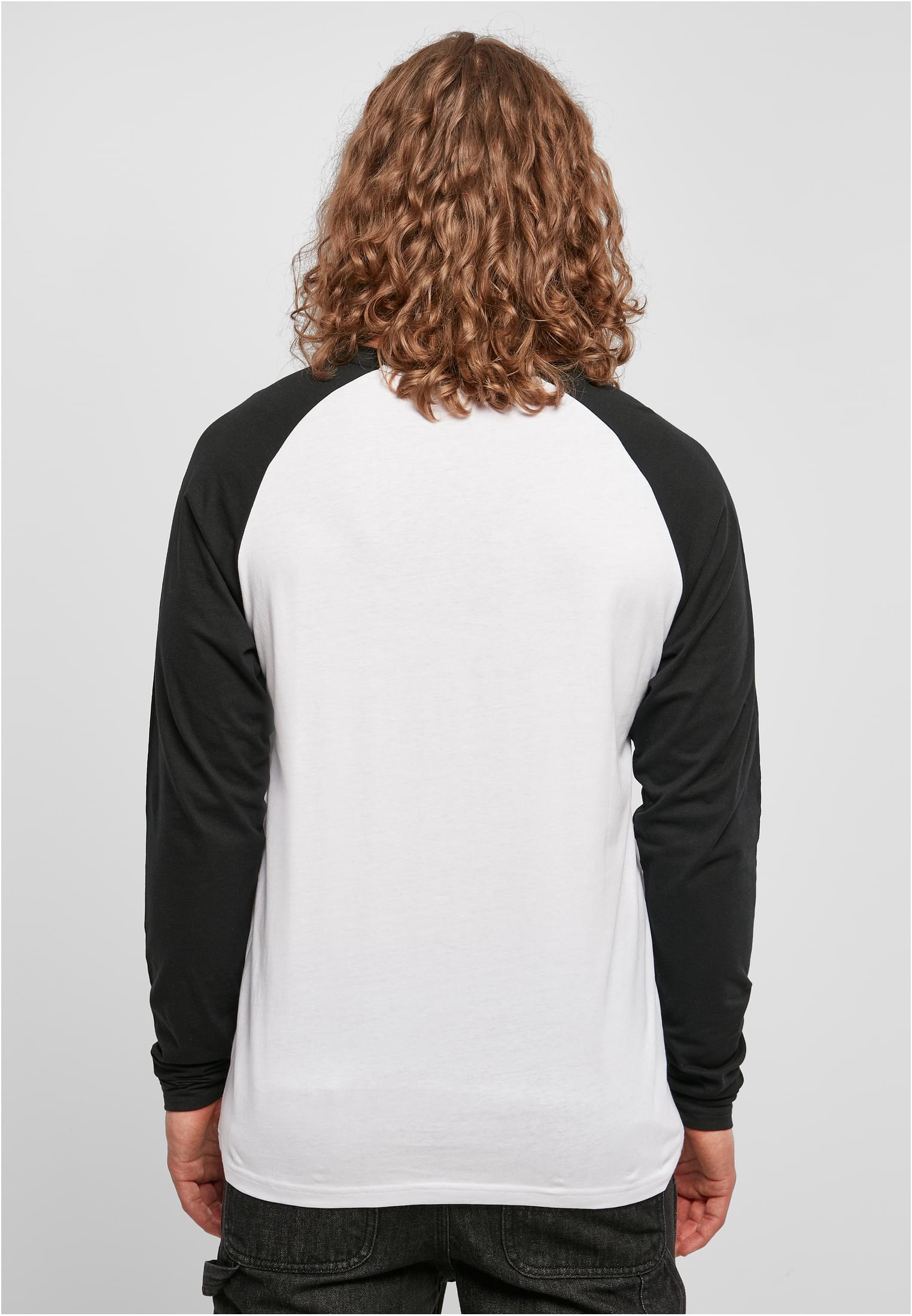 Contrast Raglan Longsleeve white/black | white/black
