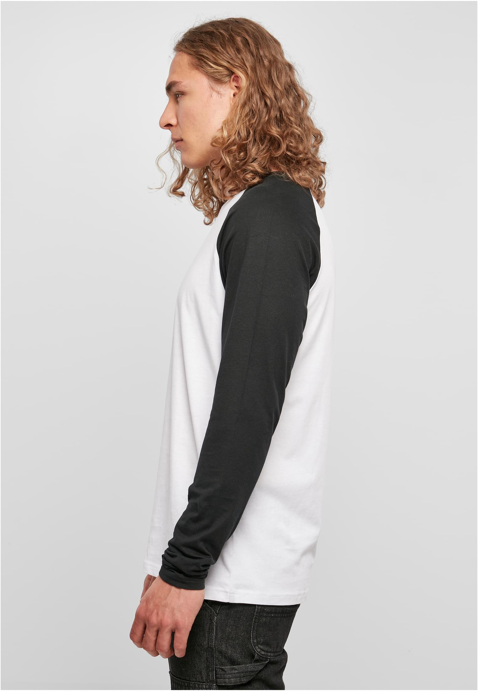 Contrast Raglan Longsleeve white/black | white/black