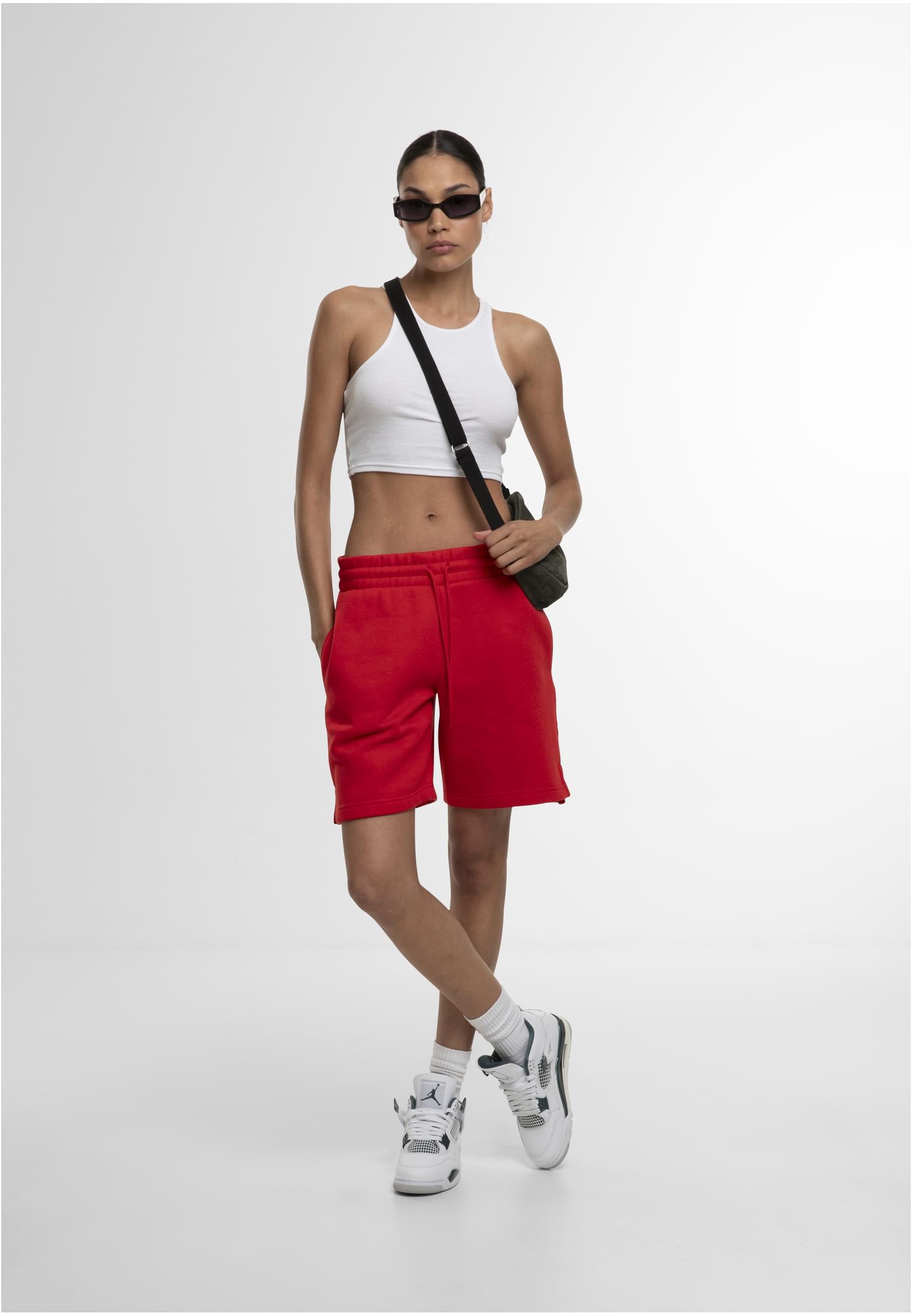 Ladies Basic Sweatshorts cityred | cityred